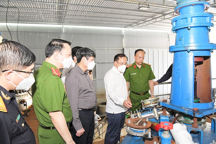 Một xưởng sản xuất ma túy được lực lượng chức năng bóc gỡ