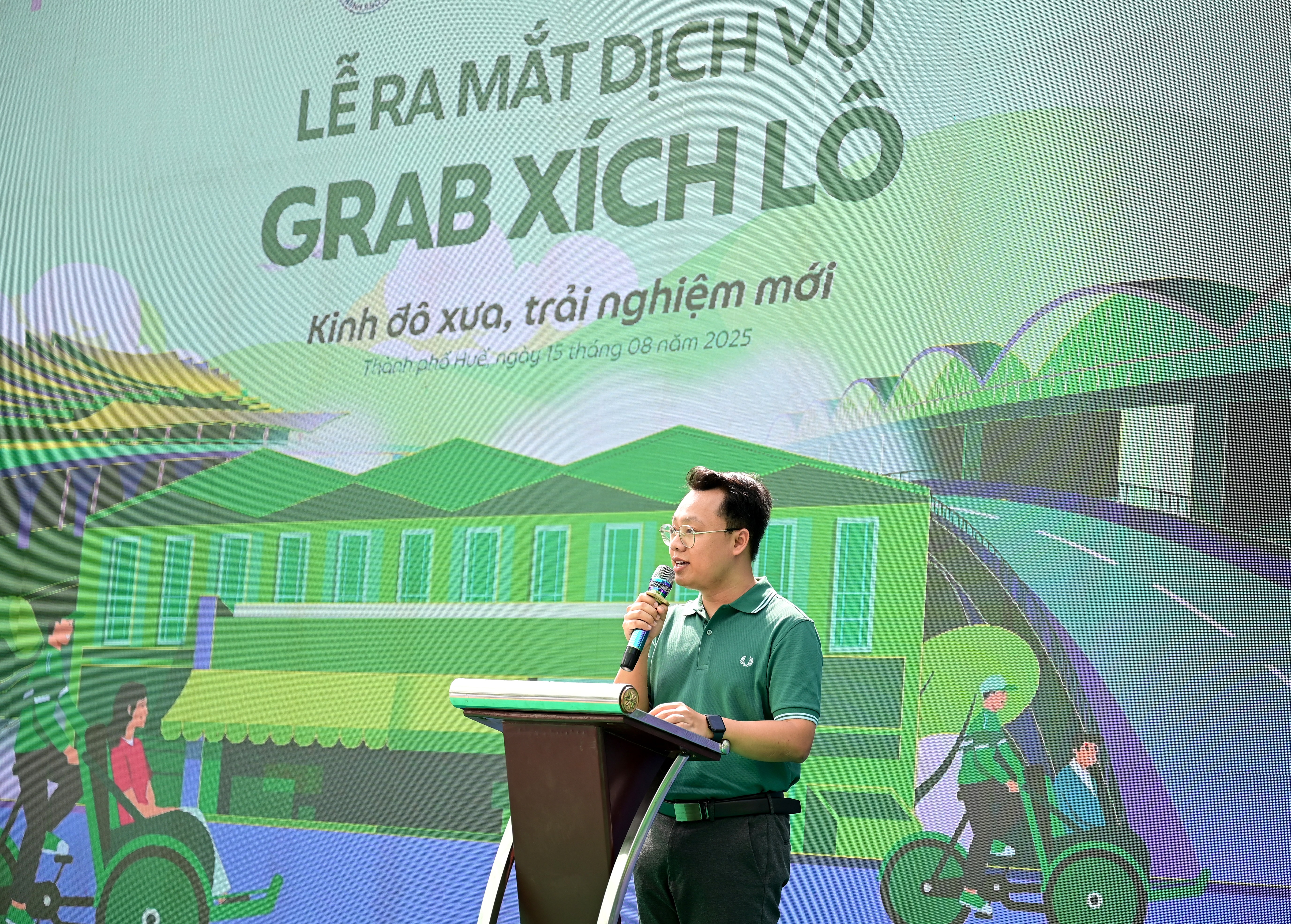 Ông Trần Hoàng Tuấn, Giám đốc Phát triển Thị trường, Grab Việt Nam phát biểu