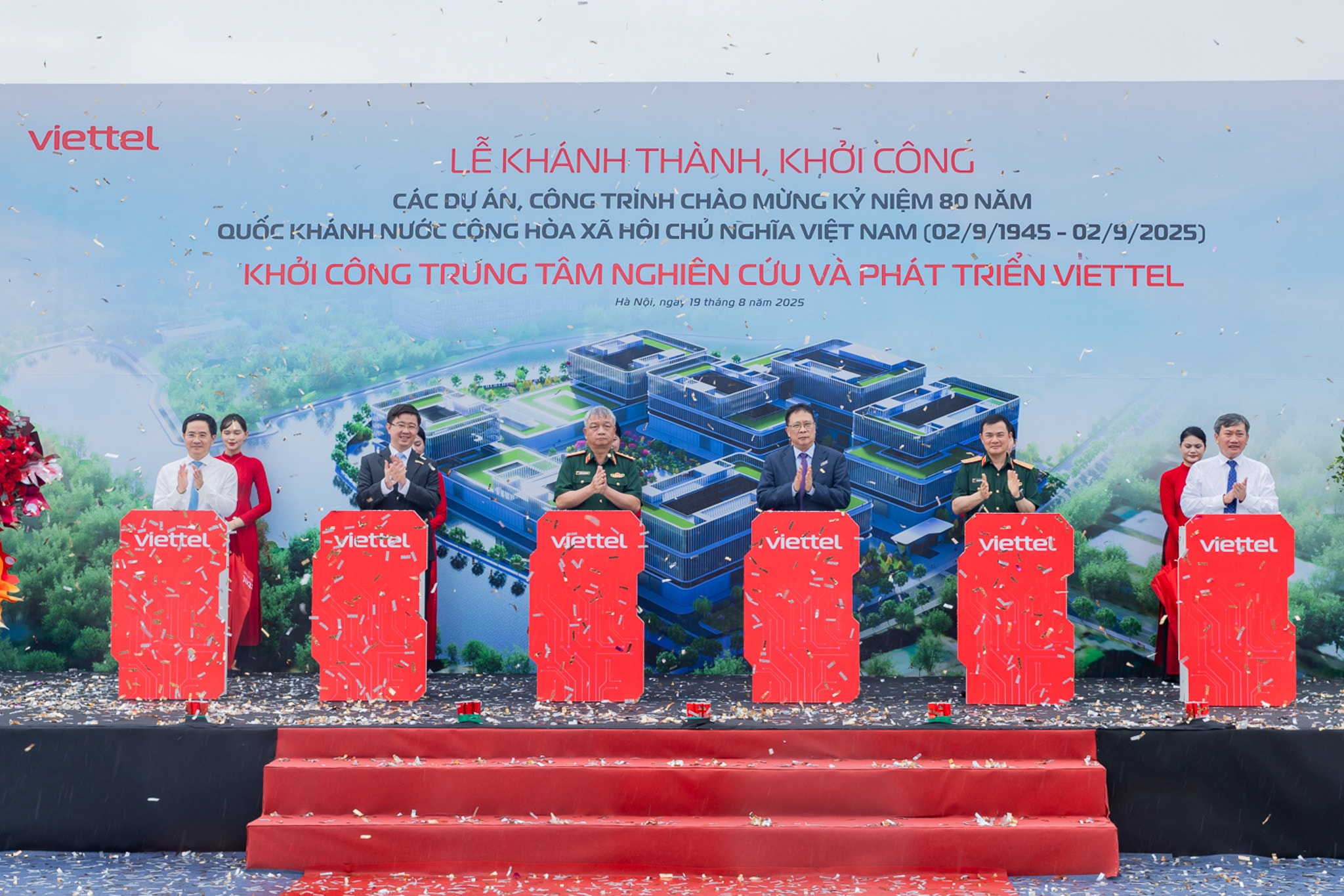 Le khoi cong Trung tam Nghien cuu va Phat trien Viettel