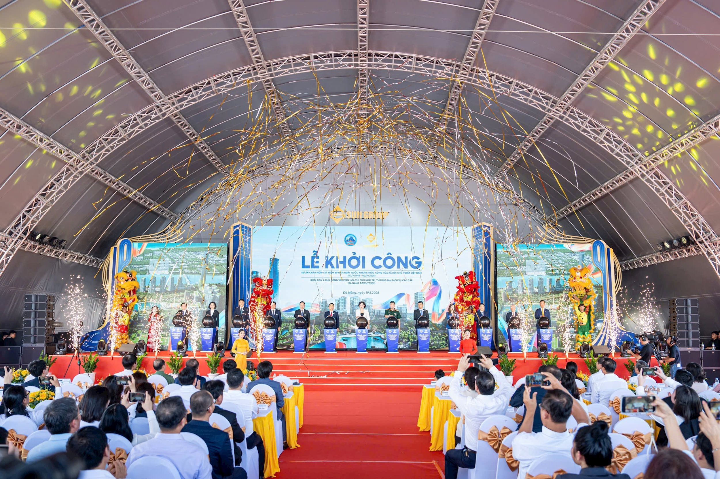 Quang cảnh lễ khởi công dự án Da Nang Downtown
