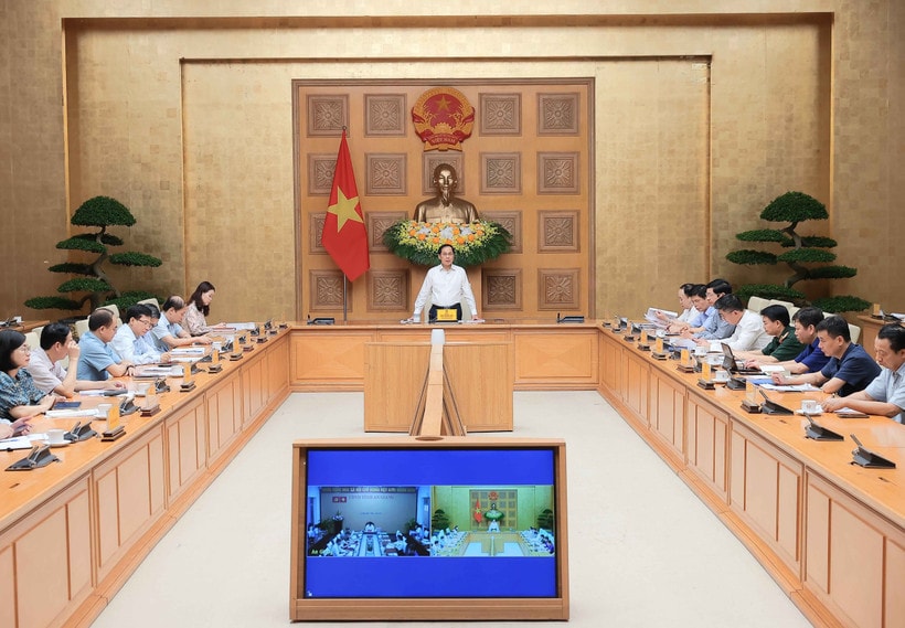 The first plenary session of the National Committee for Asia-Pacific Economic Cooperation (APEC) activities in 2027, held in Hanoi on August 21. (Photo: VNA)