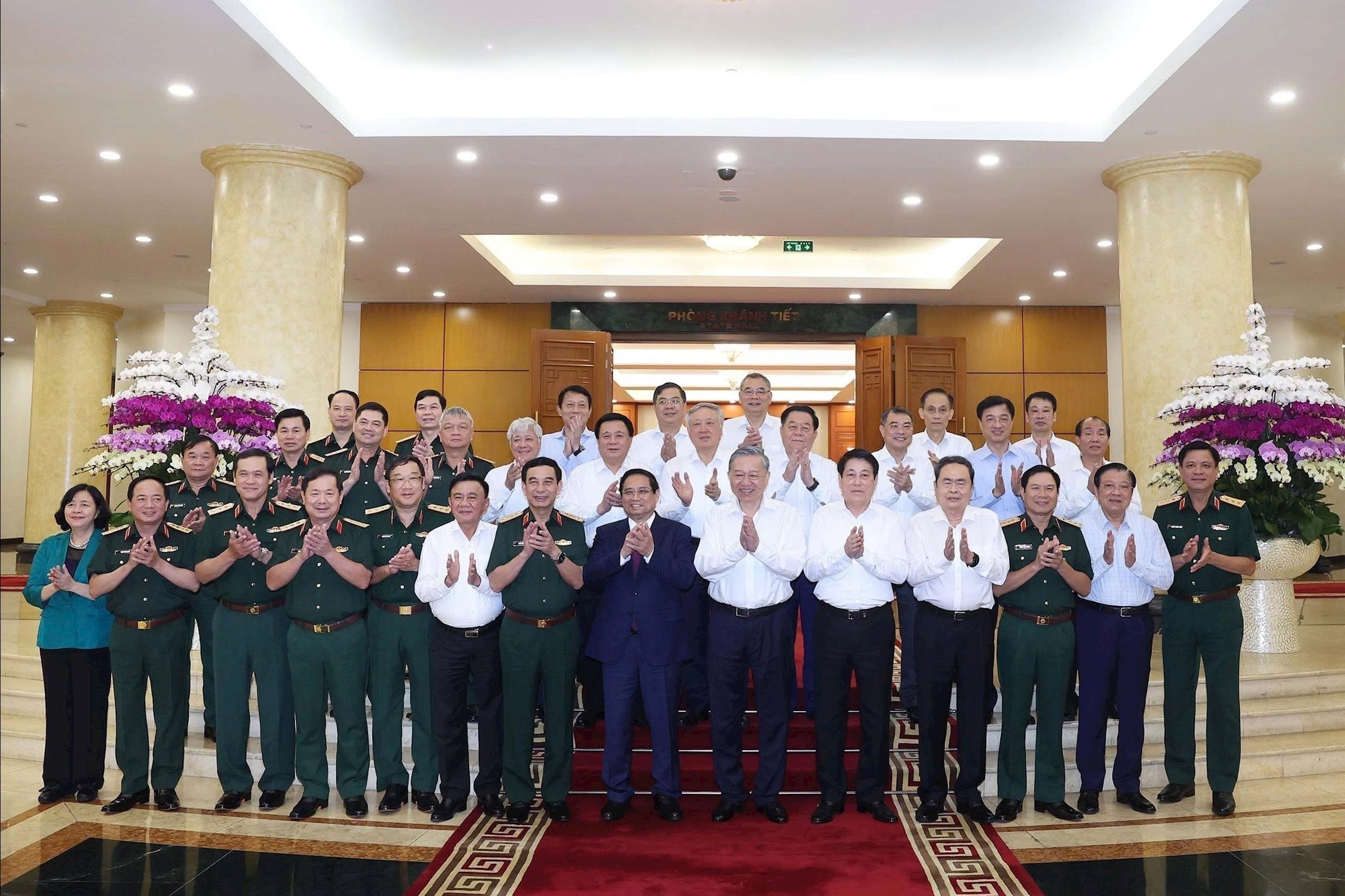 Tổng Bí thư Tô Lâm và các đại biểu. Ảnh: Thống Nhất - TTXVN