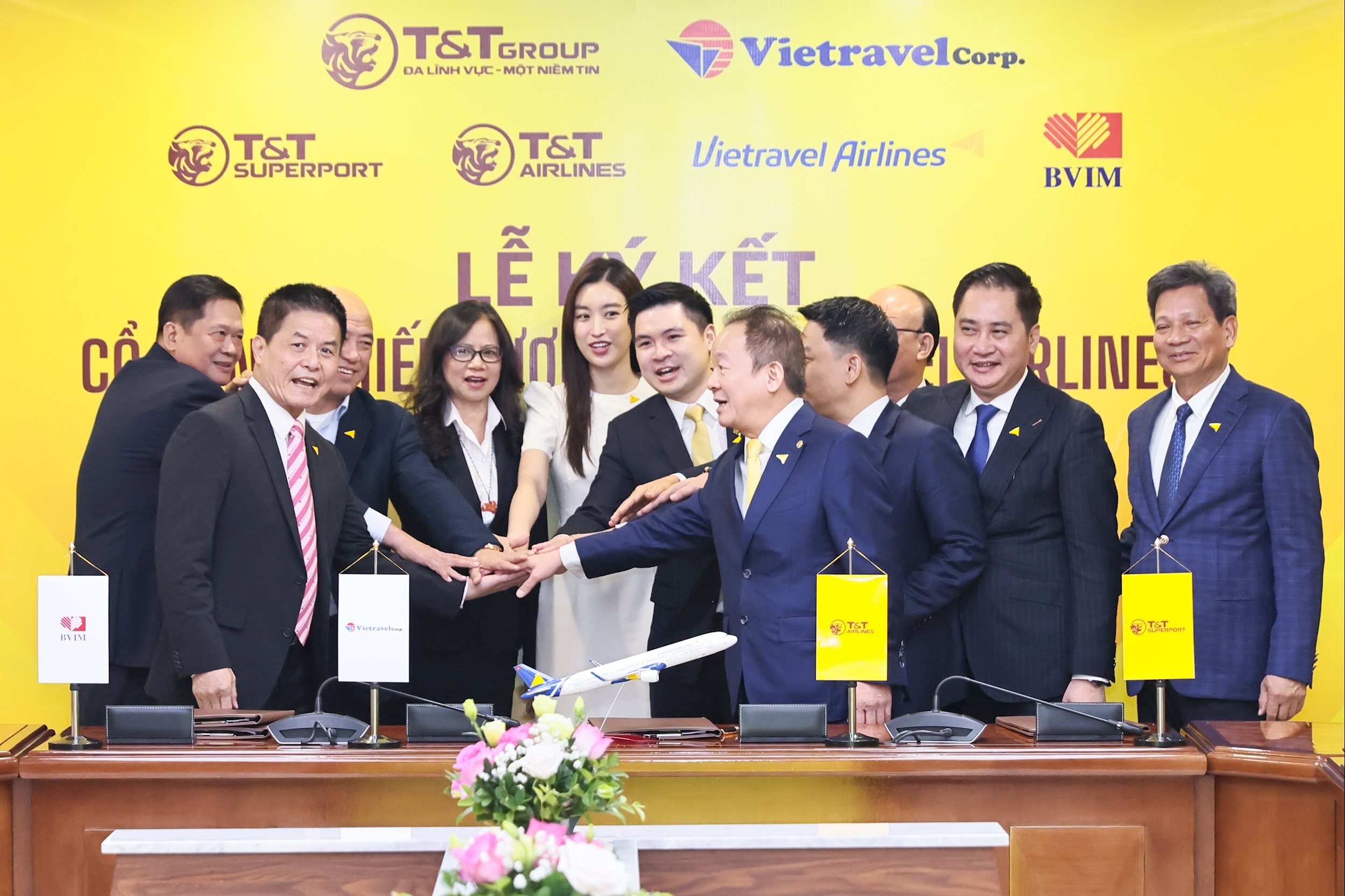 Ảnh 4. Sự đồng hành chiến lược của Tập đoàn T&T Group đã, đang và sẽ giúp Vietravel Airlines cất cánh bay xa. Ảnh VT