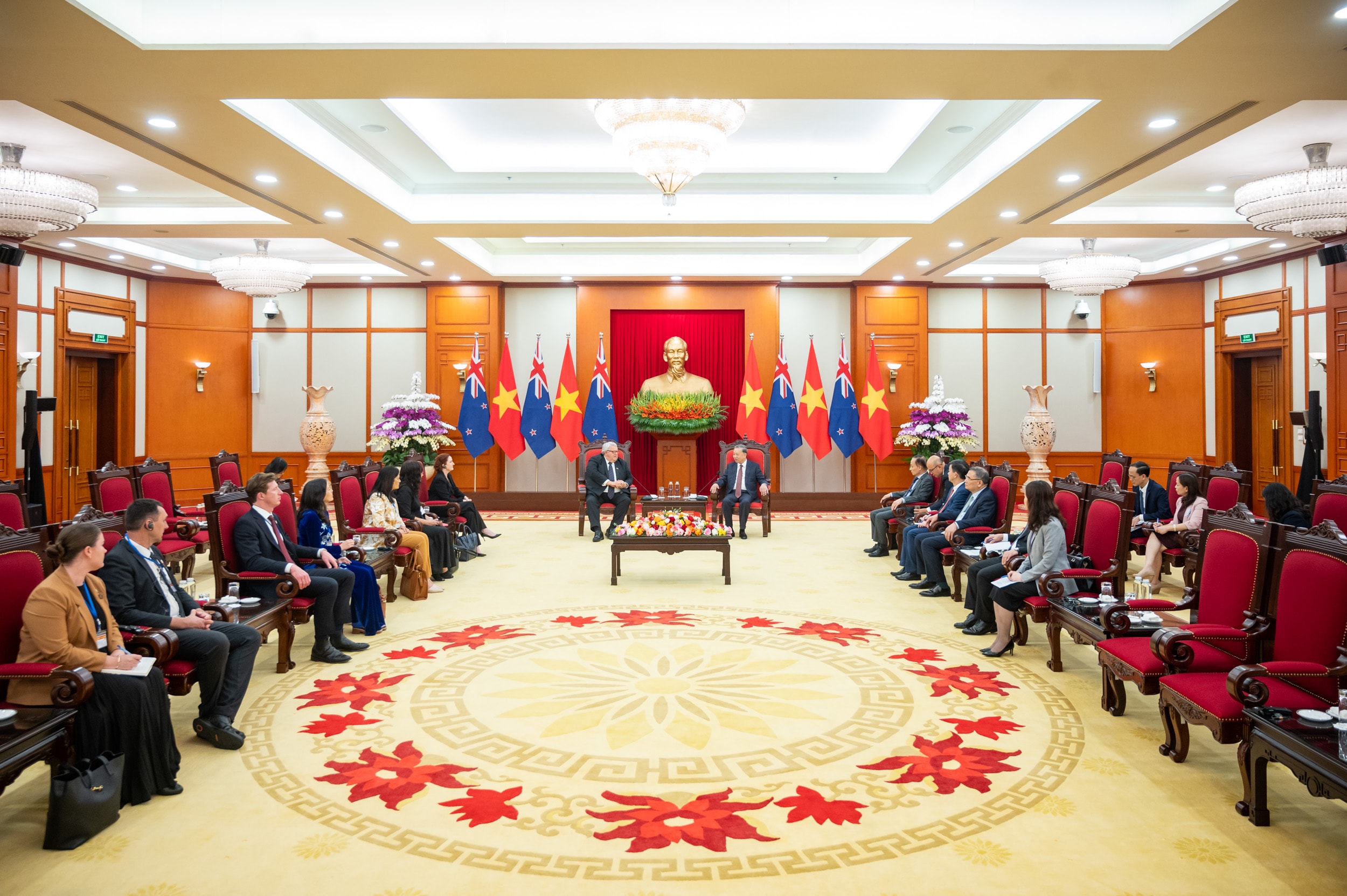 Z61_7899 - Chủ tịch Quốc hội New Zealand Gerry Brownlee hội kiến Tổng Bí thư Tô Lâm