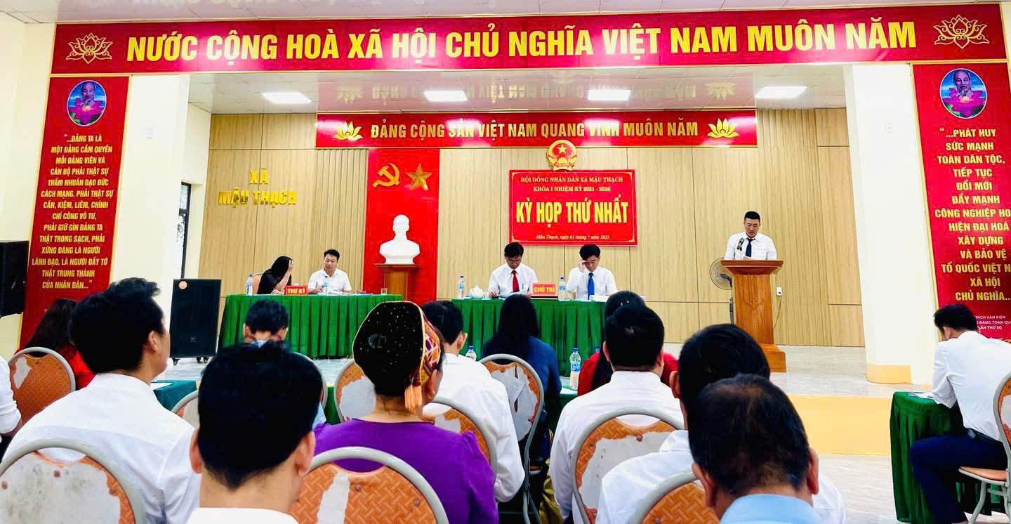 HĐND xã Mậu Thạch 1