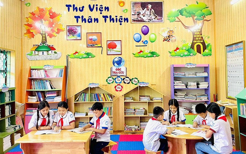 Thư viện thân thiện” trong trường học | Báo Nhân Dân điện tử