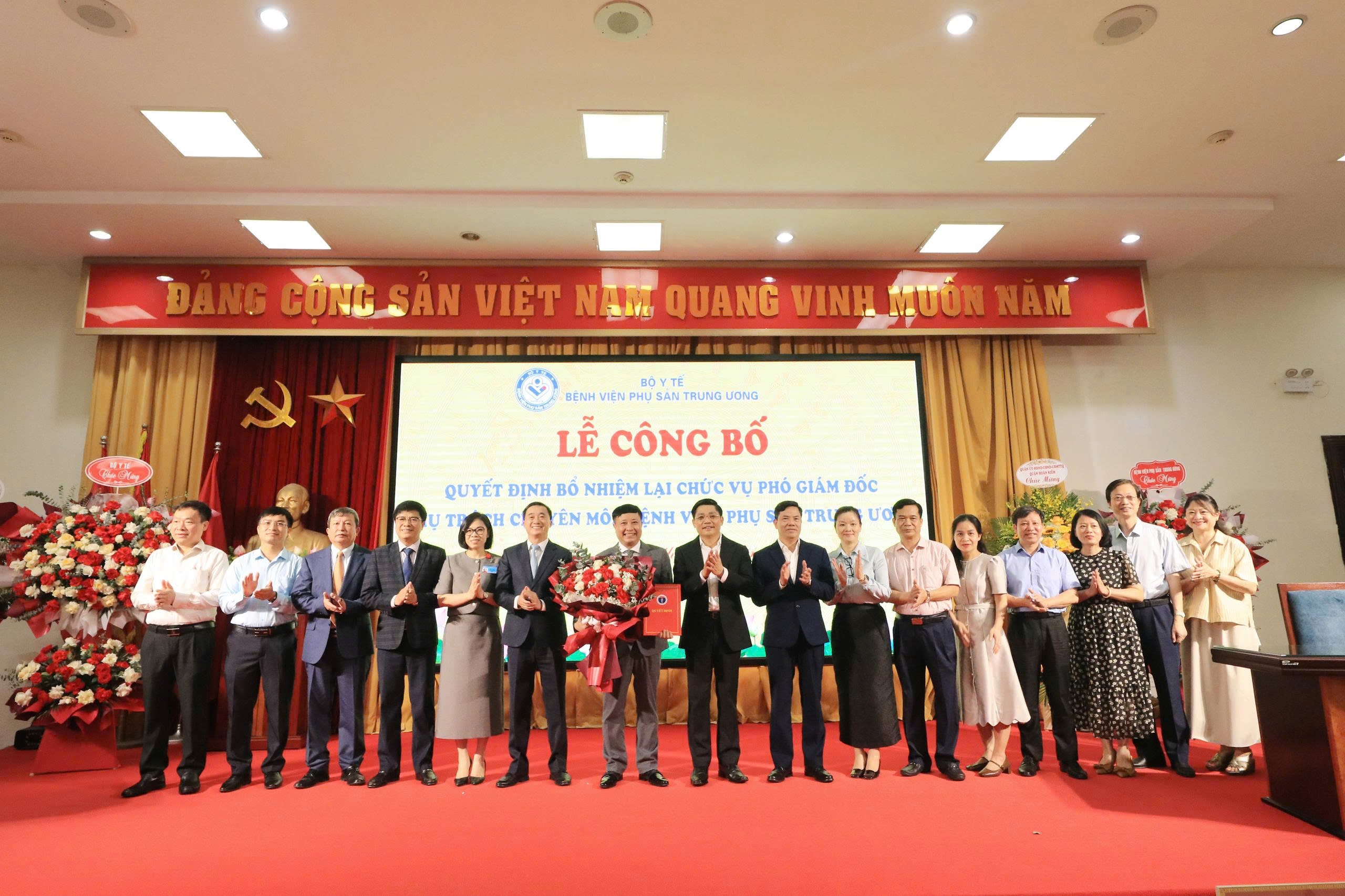 Bổ nhiệm lại PGS.TS Vũ Văn Du làm Phó Giám đốc chuyên môn BV Phụ sản Trung ương- Ảnh 5.