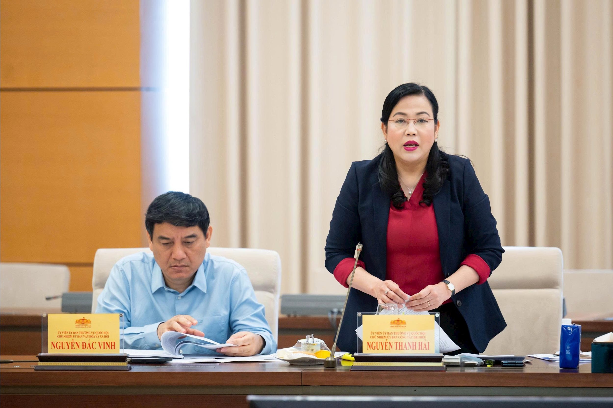 Chủ nhiệm Ủy ban Công tác đại biểu Nguyễn Thanh Hải phát biểu