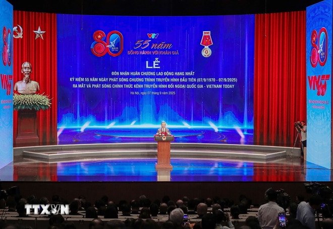 Tổng Bí thư Tô Lâm phát biểu. (Ảnh: Phan Phương/TTXVN) ttxvn-tong-bi-thu-dai-truyen-hinh-10.jpg