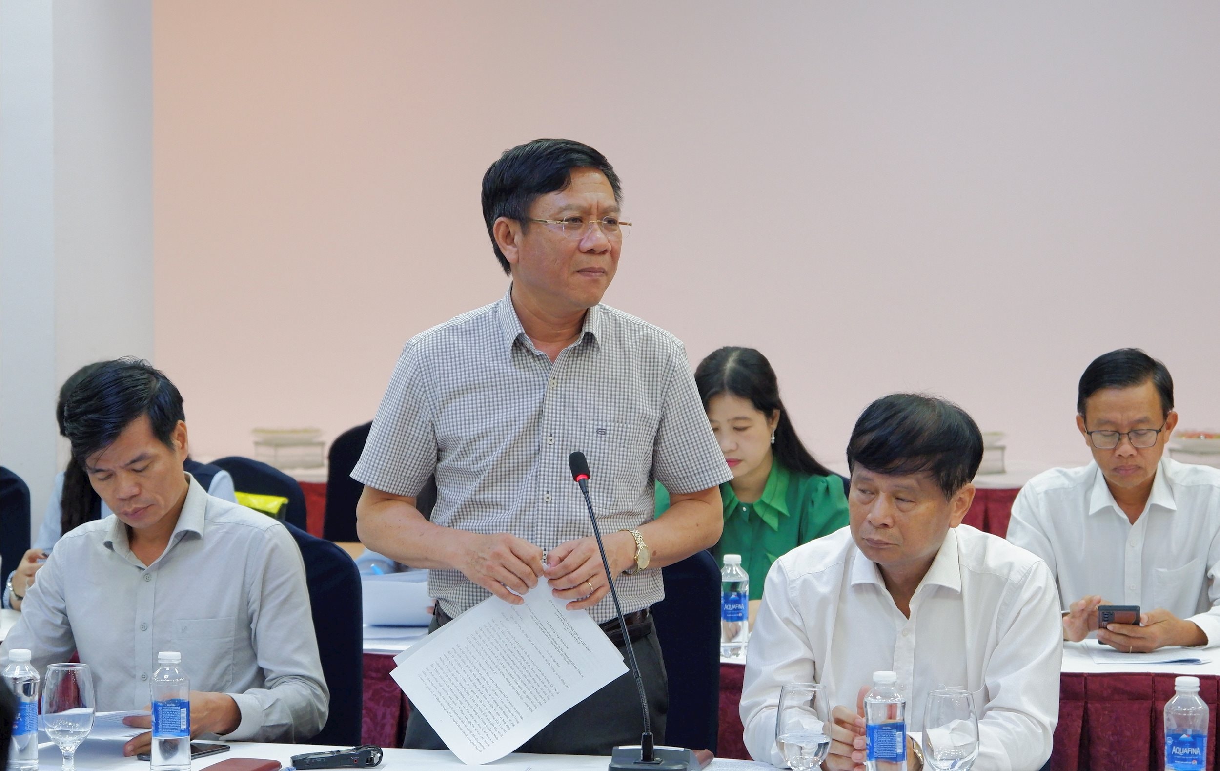 Phó Giám đốc Sở Văn hoá và Thể thao TP. Hồ Chí Minh Nguyễn Ngọc Hồi phát biểu. Ảnh: Hoa Lê