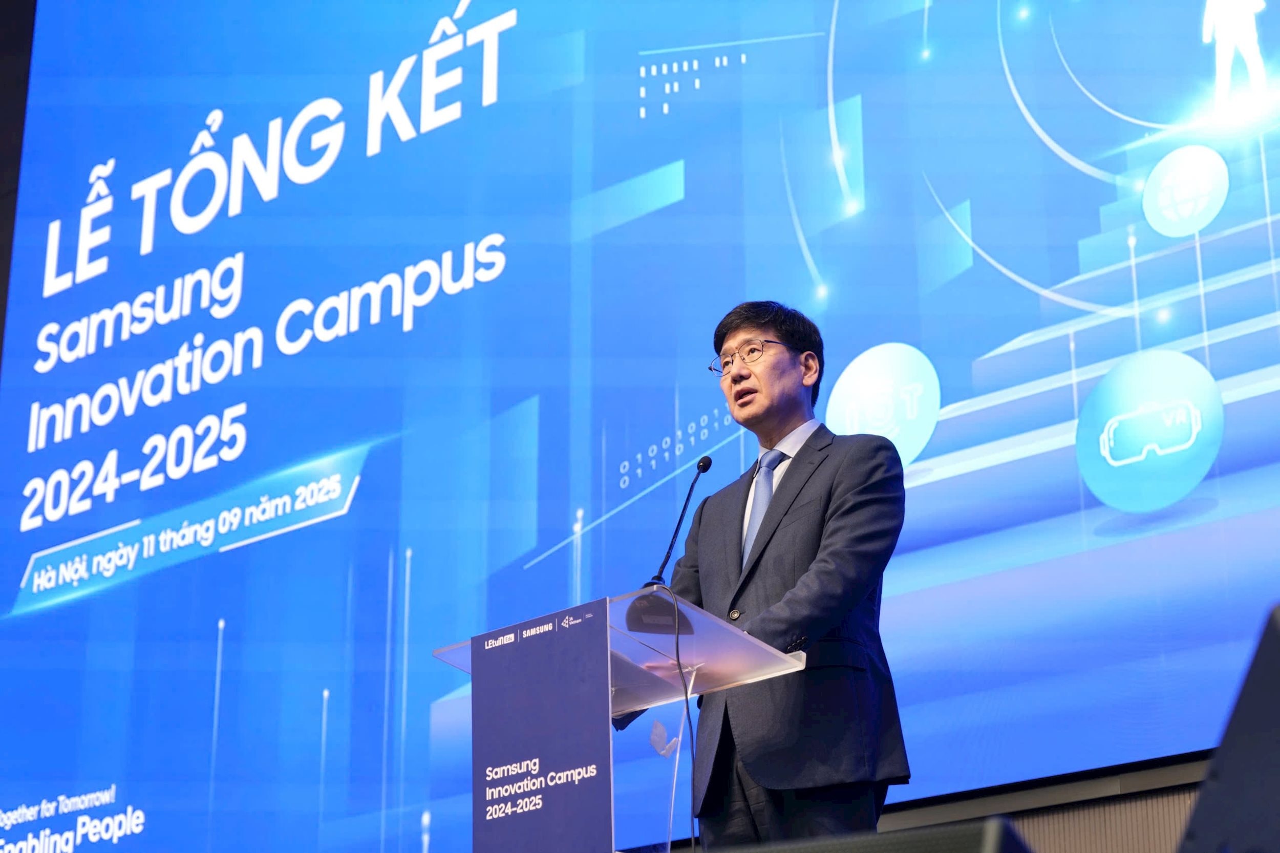 Ông Na Ki Hong - Tổng Giám đốc Samsung Việt Nam phát biểu tại sự kiện (1)