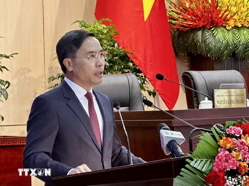 Chủ tịch UBND thành phố Đà Nẵng Phạm Đức Ấn. (Ảnh: Trần Lê Lâm/TTXVN)