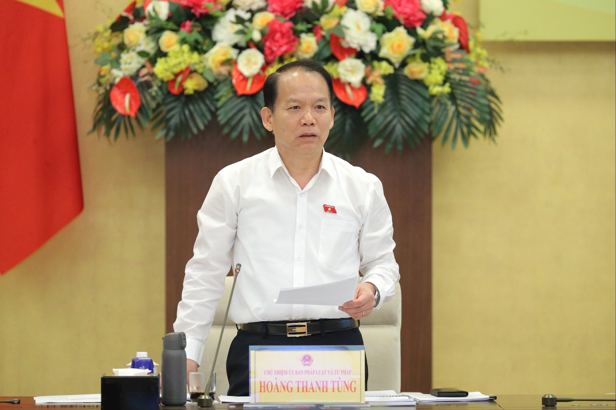 Chủ nhiệm Ủy ban Pháp luật và Tư pháp Hoàng Thanh Tùng 1