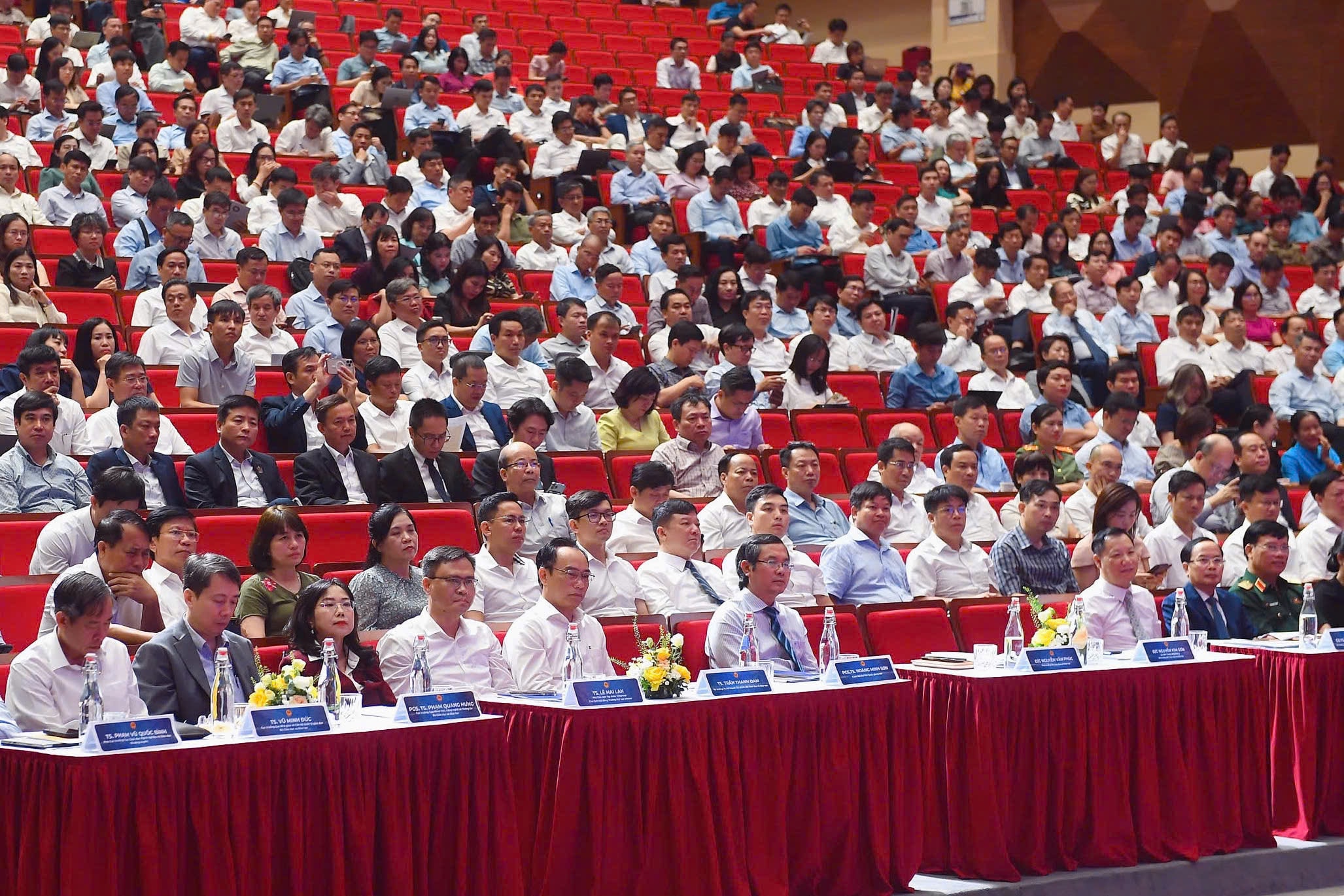 Các đại biểu tham dự Hội nghị Giáo dục đại học năm 2025, tổ chức ngày 18/9