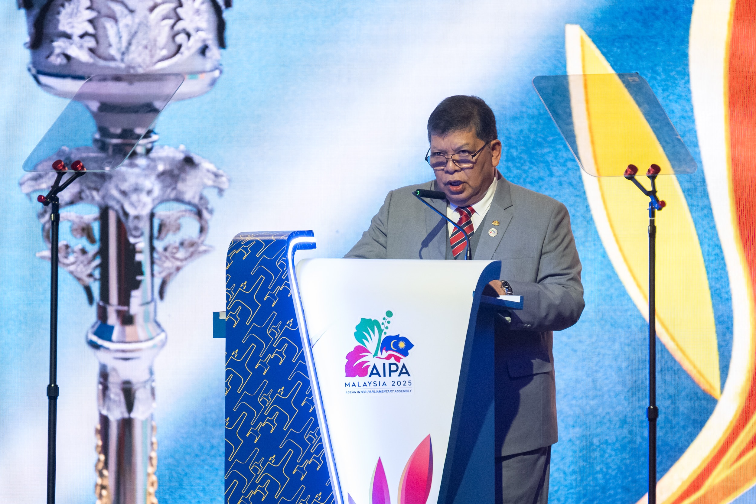 Z72_1801- Phát biểu khai mạc của H.E. Tan Sri Dato’ (Dr.) Johari bin Abdul, Chủ tịch AIPA và Chủ tịch Hạ viện Malaysia