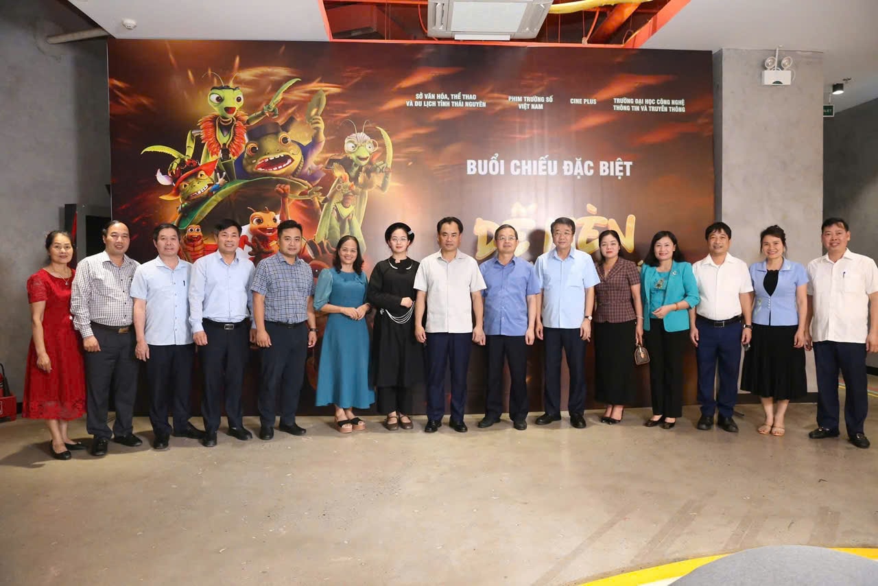 Bài cuối. Ảnh 2. Dự án phim trường số được triển khai trên cơ sở hợp tác giữa Trường Đại học Công nghệ thông tin và Truyền thông (Đại học Thái Nguyên) và Hãng phim CinePlus.