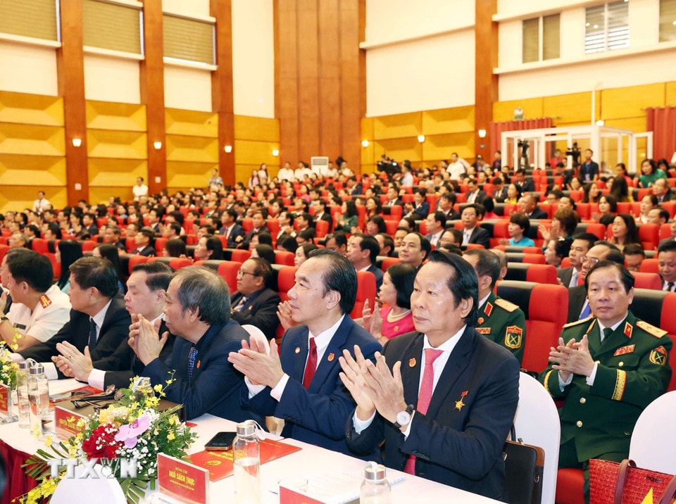 Các đại biểu tham dự đại hội. (Ảnh: Thống Nhất/TTXVN)