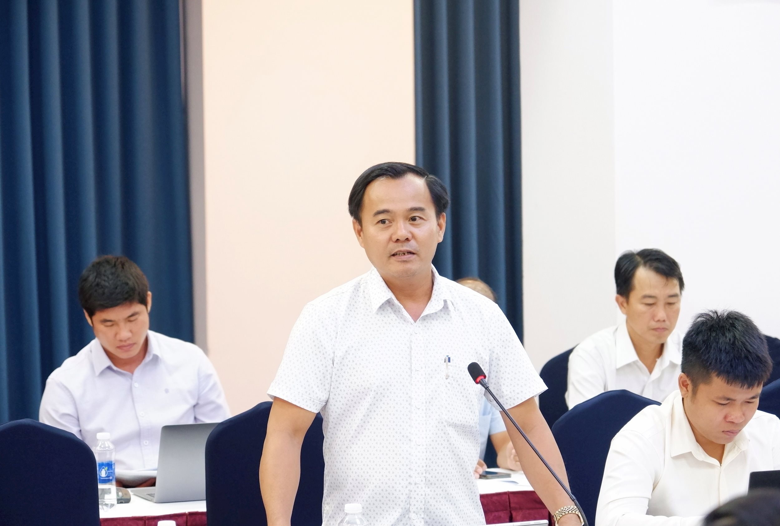 Phó Giám đốc Sở Khoa học và Công nghệ tỉnh Đồng Nai Nguyễn Thanh Phong phát biểu