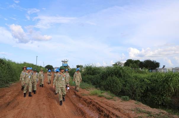 Đội Công binh số 4 tiến hành củng cố doanh trại tại Phái bộ UNISFA khu vực Abyei