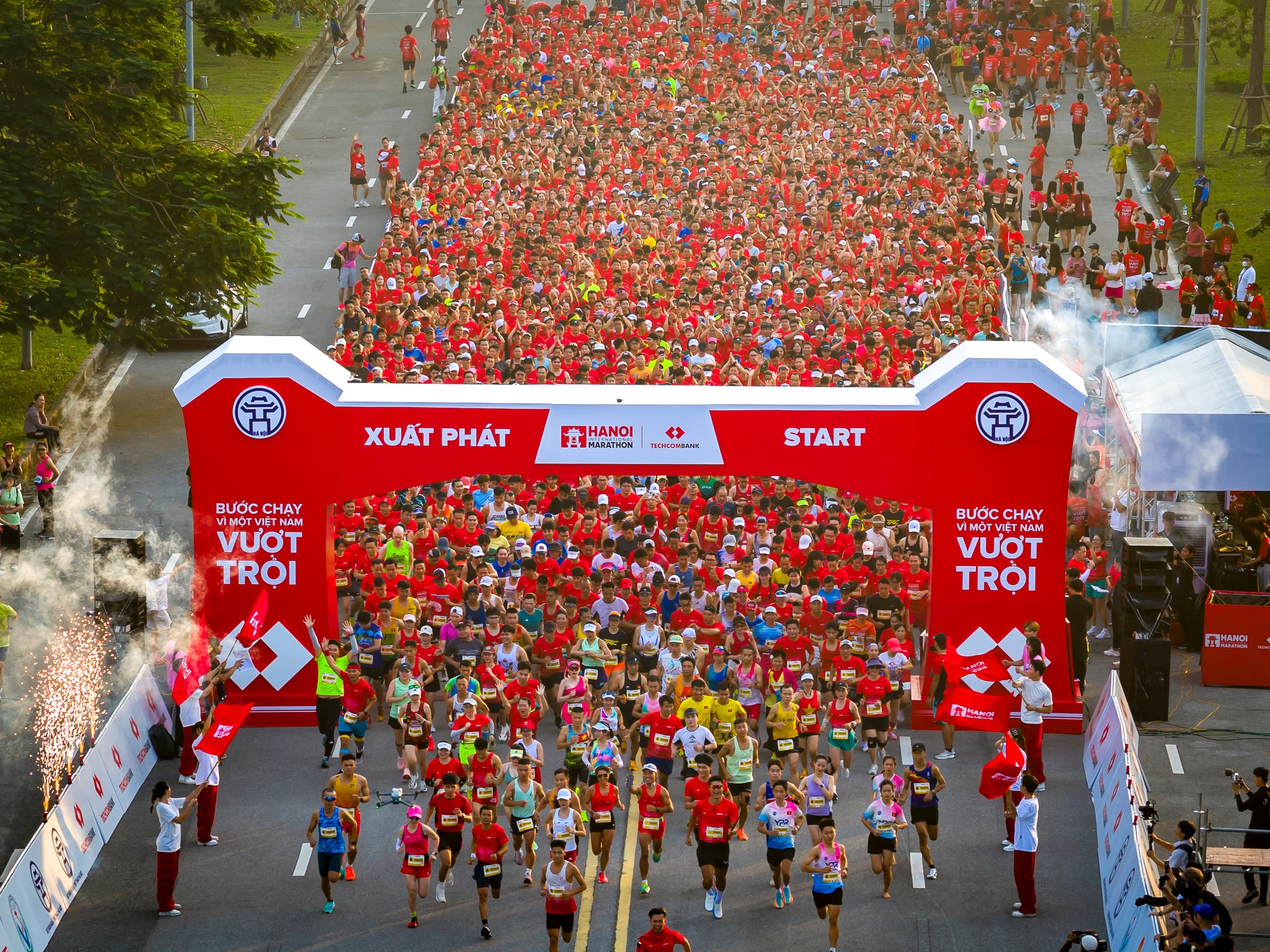 Giáº£i Marathon Quá»c táº¿ HÃ Ná»i Techcombank MÃ¹a thá»© 4 thu hÃºt hÆ¡n 13.000 VÄV, gáº¥p gáº§n 1,5 láº§n so vá»i mÃ¹a giáº£i trÆ°á»c