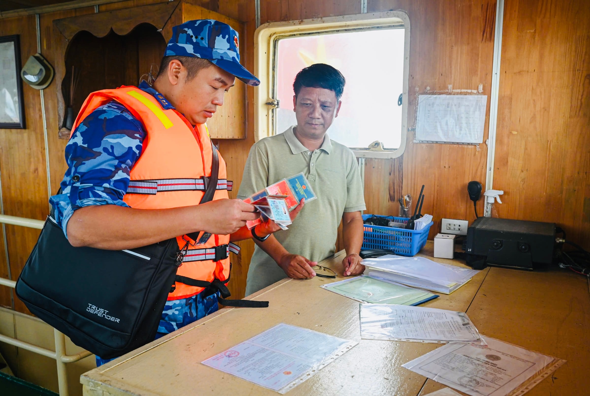 Hoạt động kiểm tra là một phần trong nỗ lực siết chặt kỷ luật trên biển