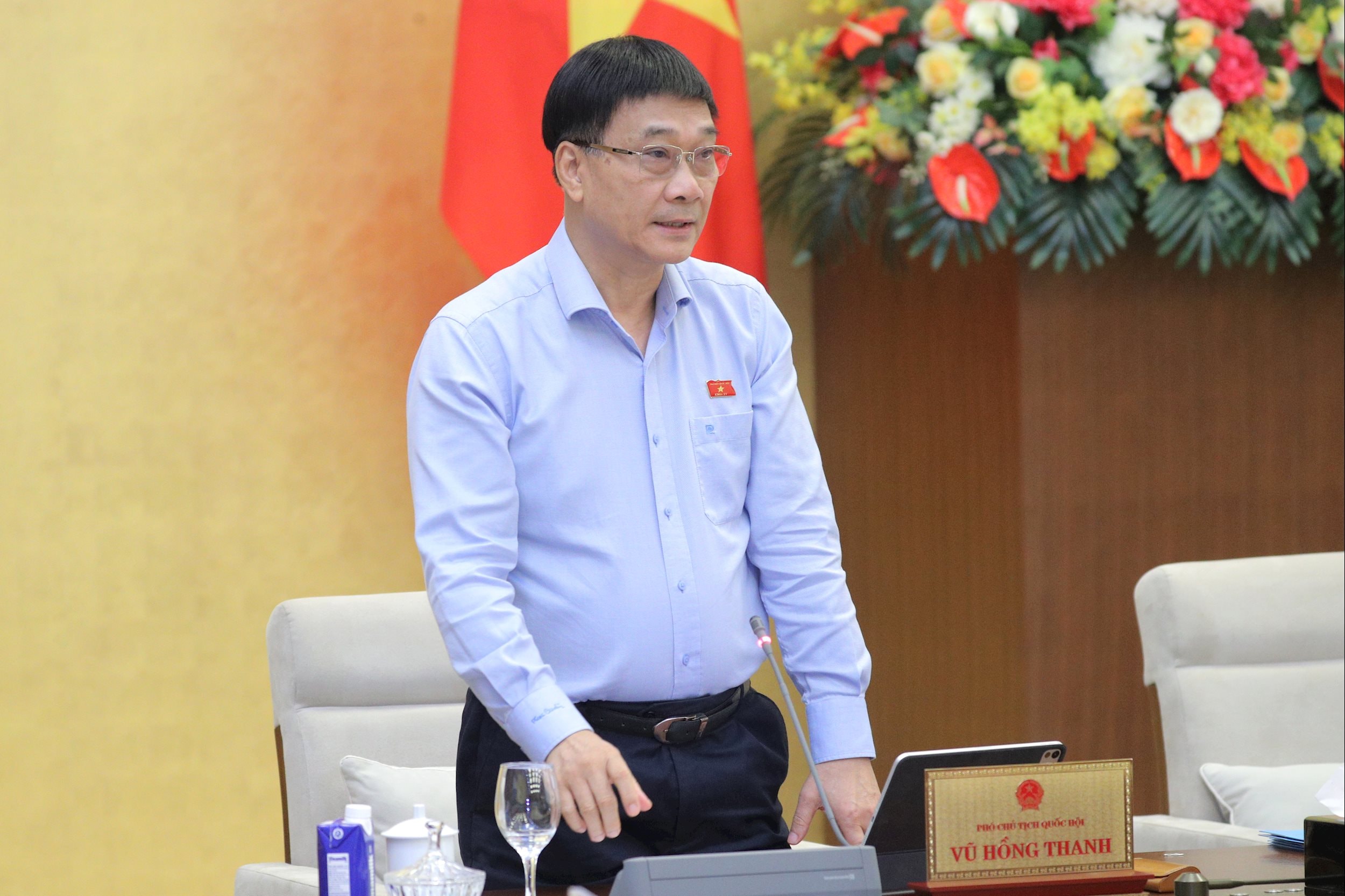 Vice Chairman of the National Assembly Vu Hong Thanh presided over