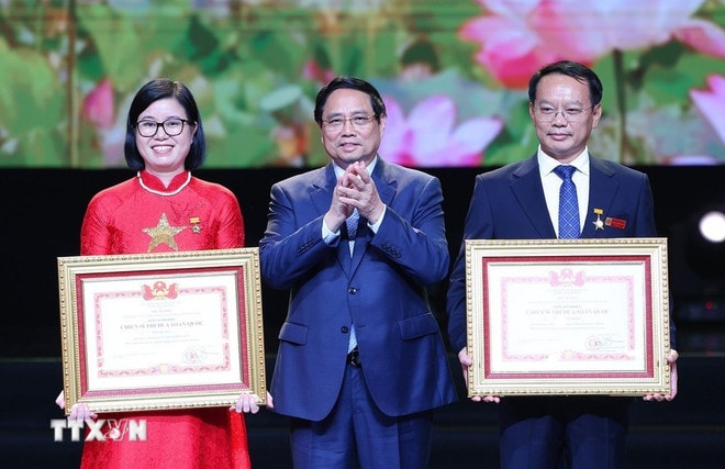Prime Minister Pham Minh Chinh presents the title of vna-pm-pham-minh-chinh.jpg