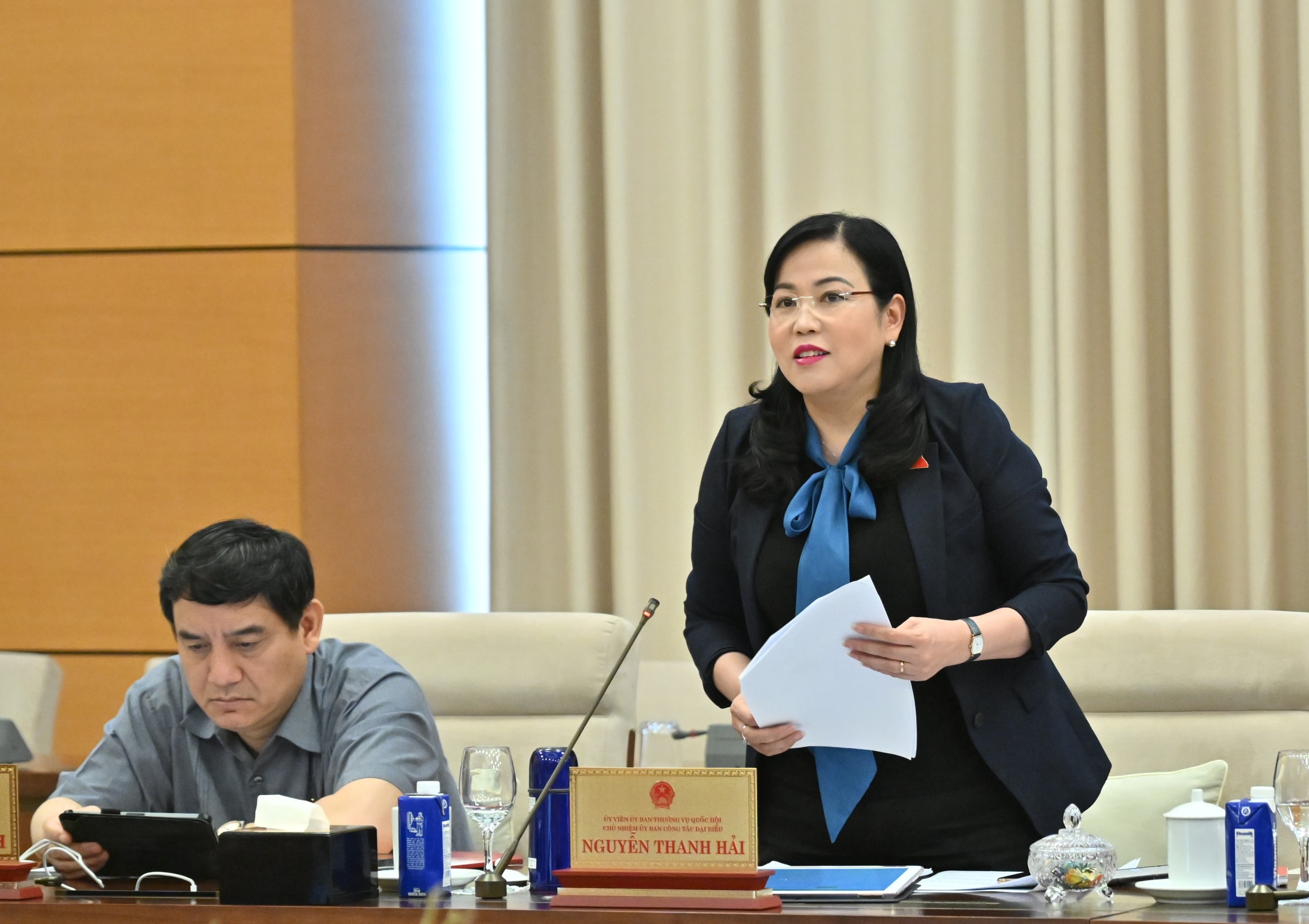Președintele Comitetului de lucru al delegației, Nguyen Thanh HaiVQK_7843
