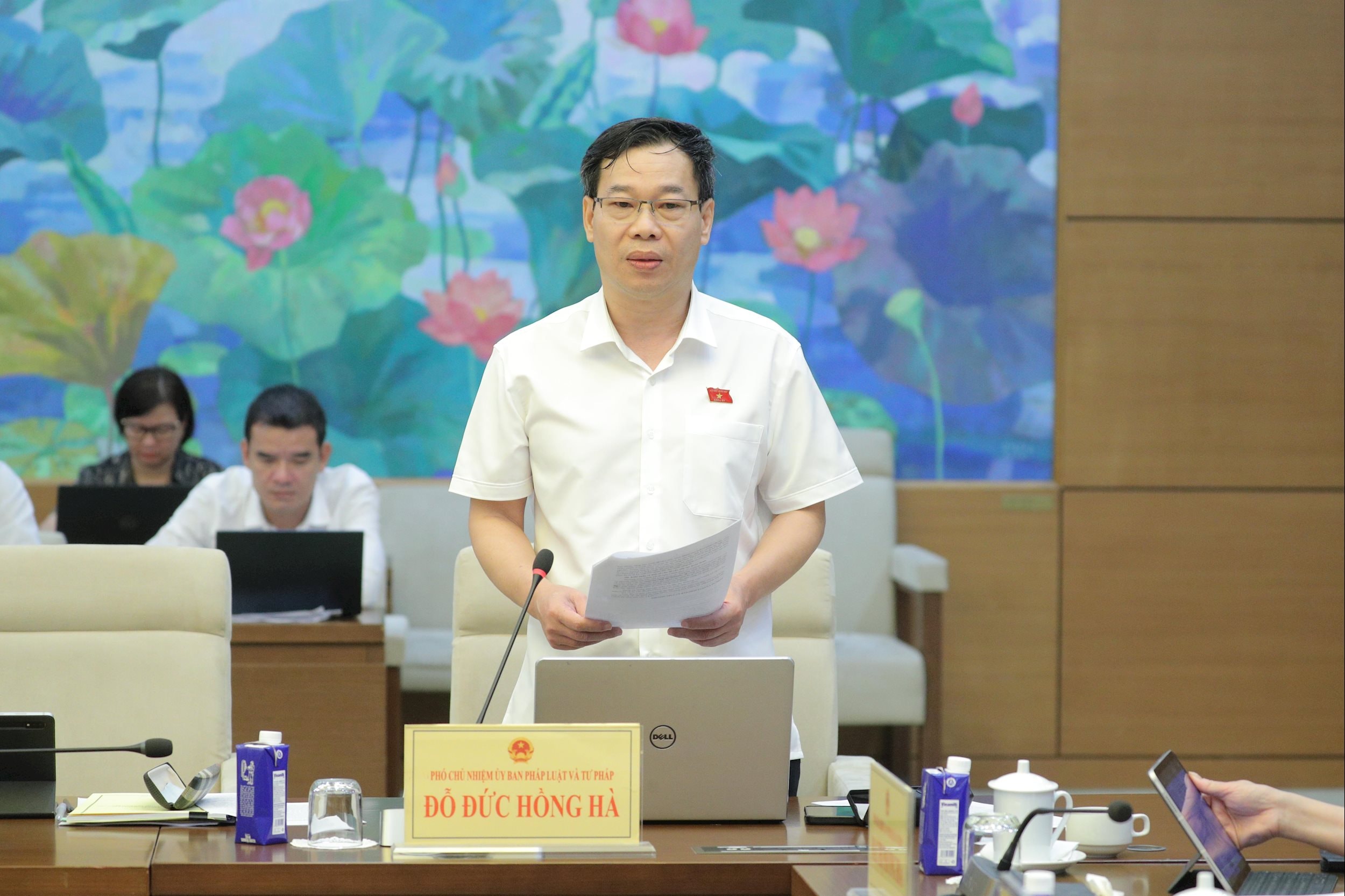 Phó Chủ nhiệm Ủy ban Pháp luật và Tư pháp Đỗ Đức Hồng Hà