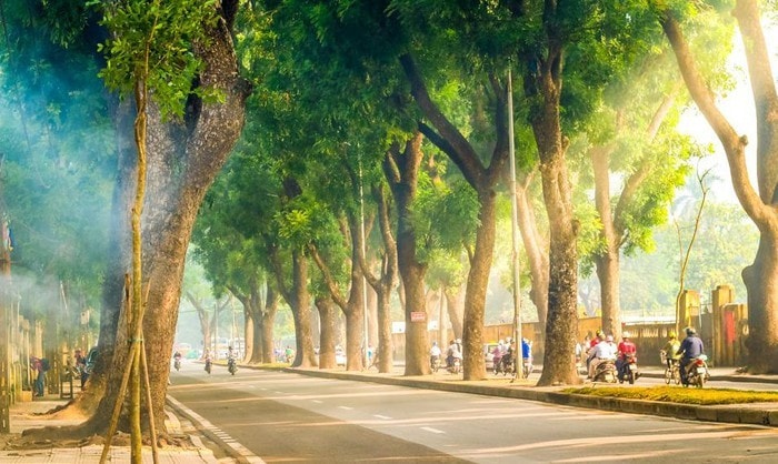 Khu vực Hà Nội có mây, đêm và sáng sớm có lúc có mưa rào, ngày nắng. Ảnh minh họa