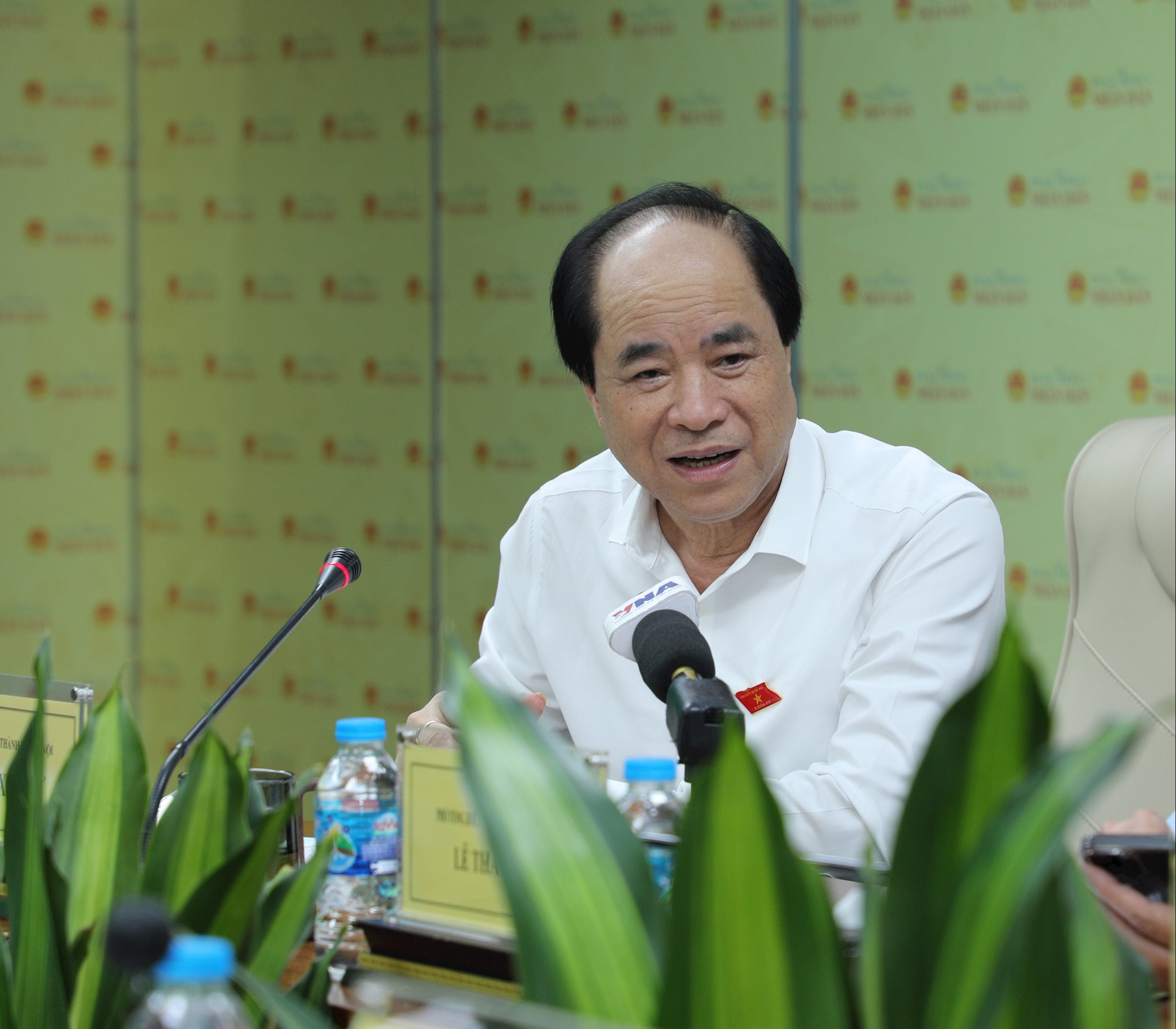 Đại biểu Quốc hội TP. Hà Nội Trương Xuân Cừ phát biểu