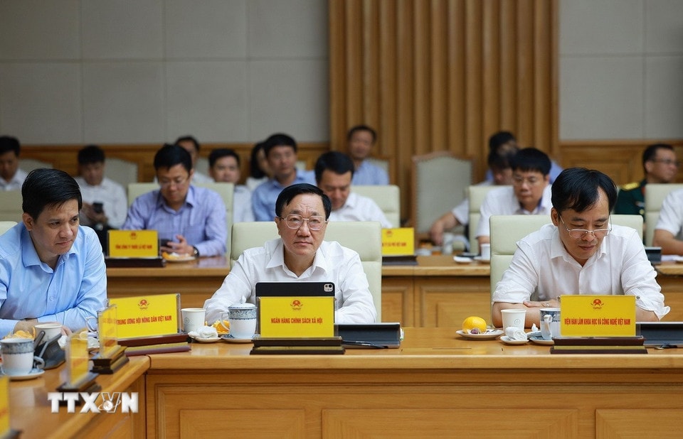 Các đại biểu tham dự Hội nghị về thúc đẩy đầu tư công năm 2025. (Ảnh: Dương Giang/TTXVN)