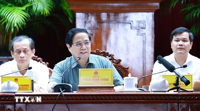 Thủ tướng Phạm Minh Chính tiếp xúc cử tri thành phố Cần Thơ trước Kỳ họp thứ 10, Quốc hội khóa XV. (Ảnh: Dương Giang/TTXVN) ttxvn-thu-tuong-tiep-xuc-cu-tri-lanh-dao-cac-xa-phuong-cua-thanh-pho-can-tho-19-7.jpg