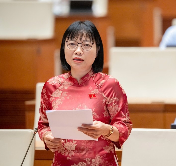 Șeful adjunct al Delegației Adunării Naționale, care lucrează cu normă întreagă în orașul Hai Phong, Nguyen Thi Viet Nga