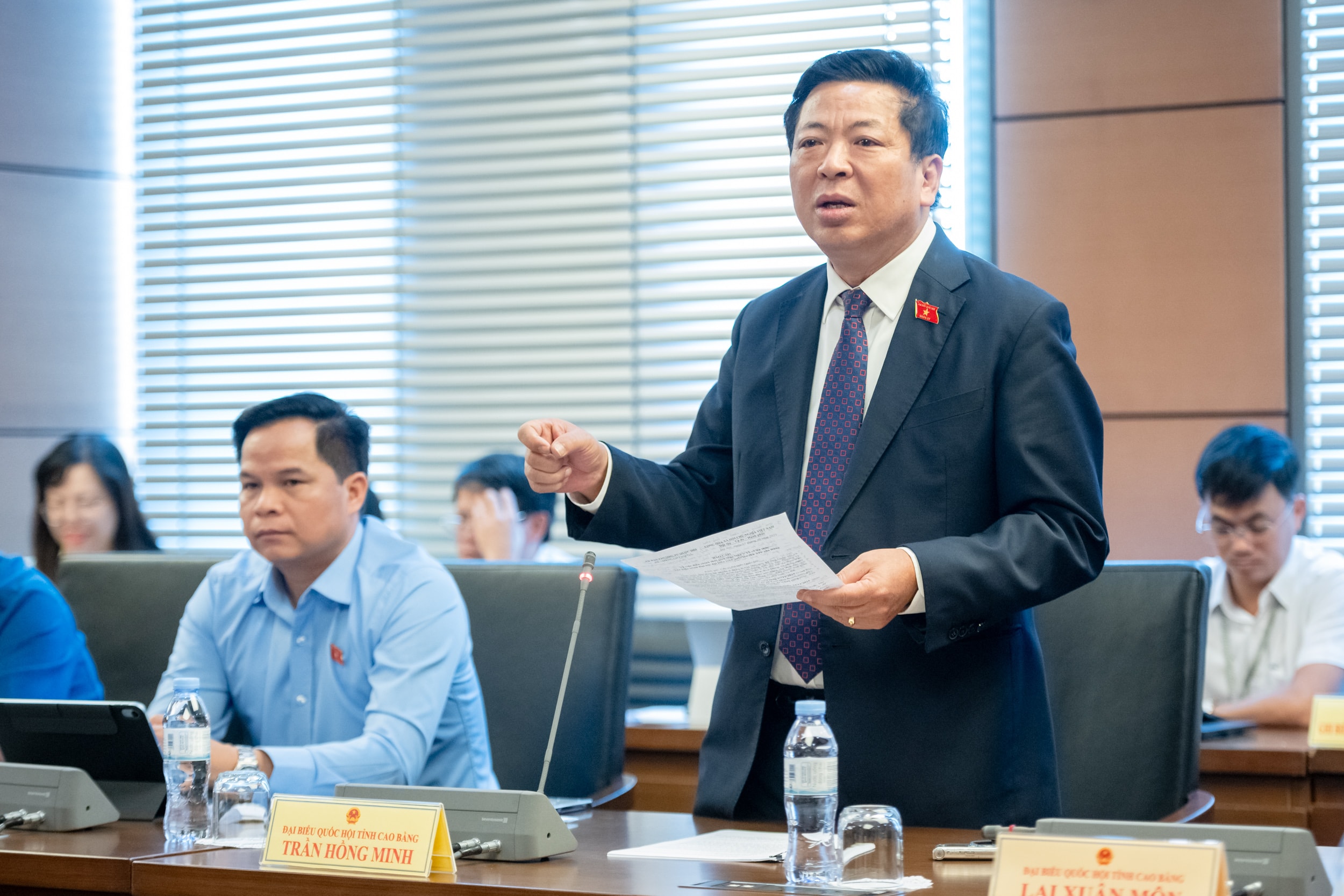 ĐBQH Trần Hồng Minh - Cao Bằng phát biểu