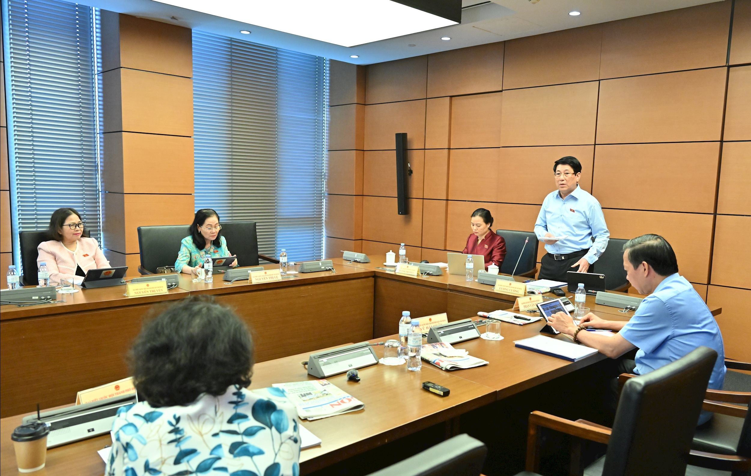 Chủ tịch nước Lương Cường phát biểuVQK_1277