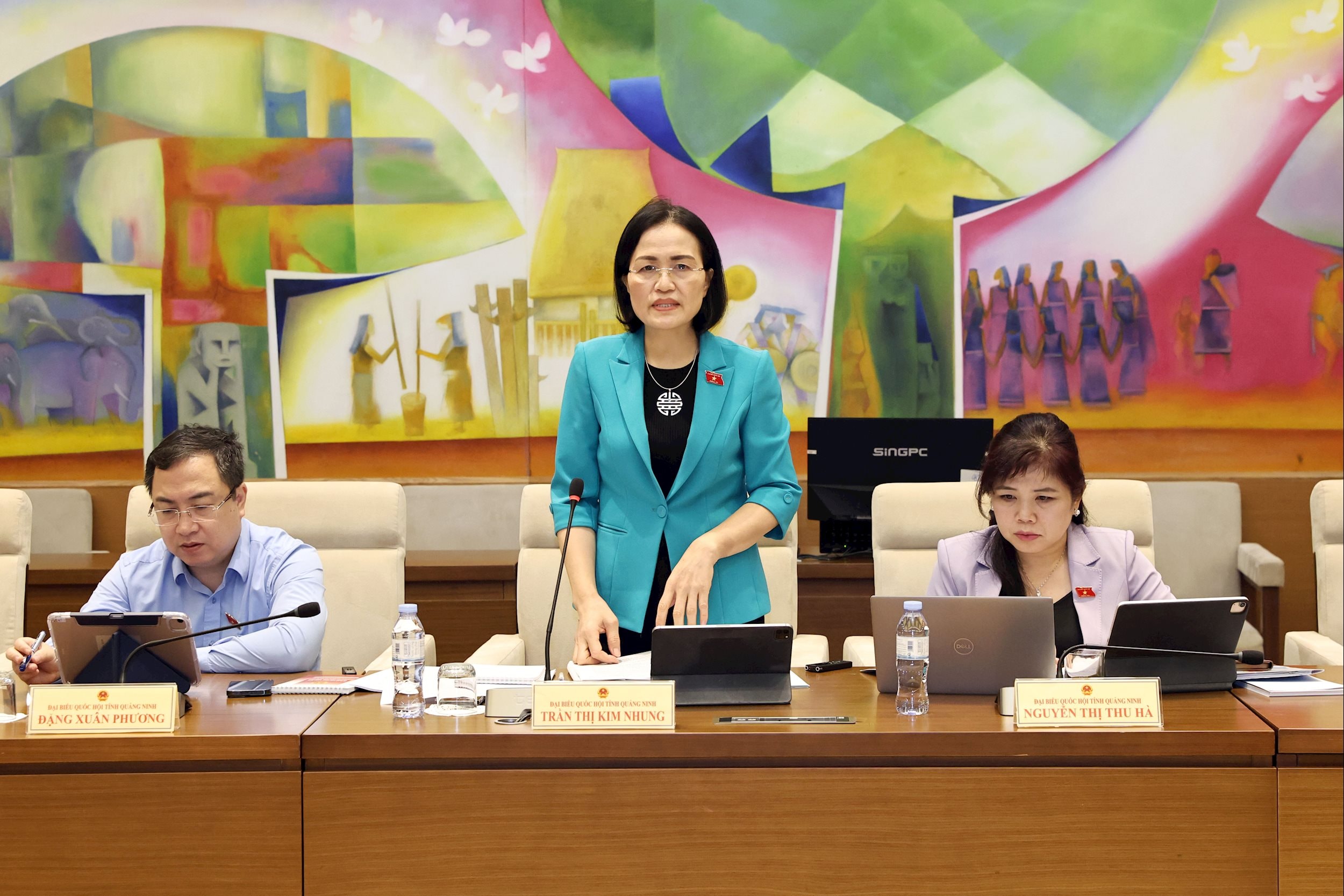 Delegierte der Nationalversammlung Tran Thi Kim Nhung (Quang Ninh)