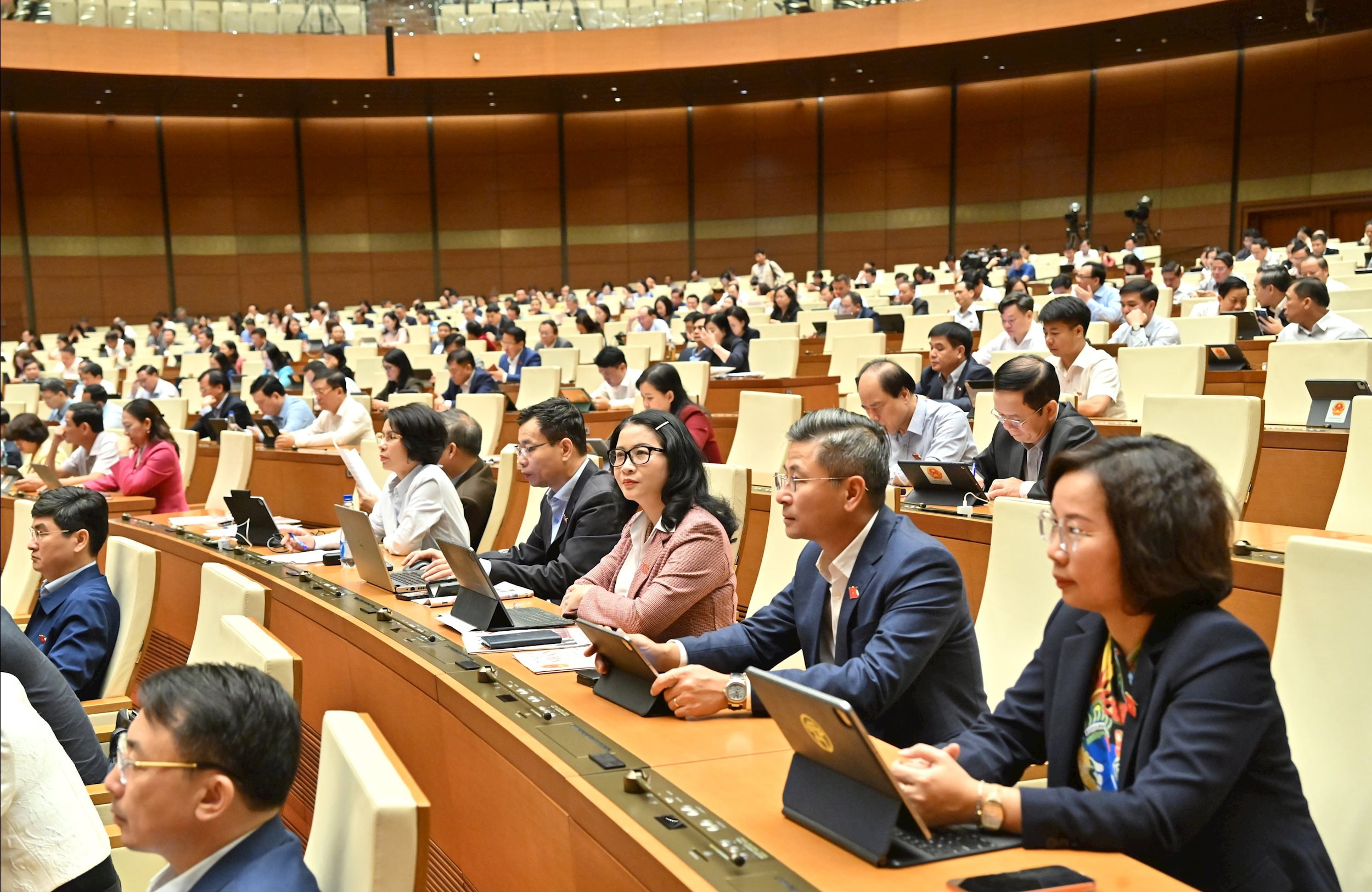 Các đại biểu tại phiên họpVQK_1836