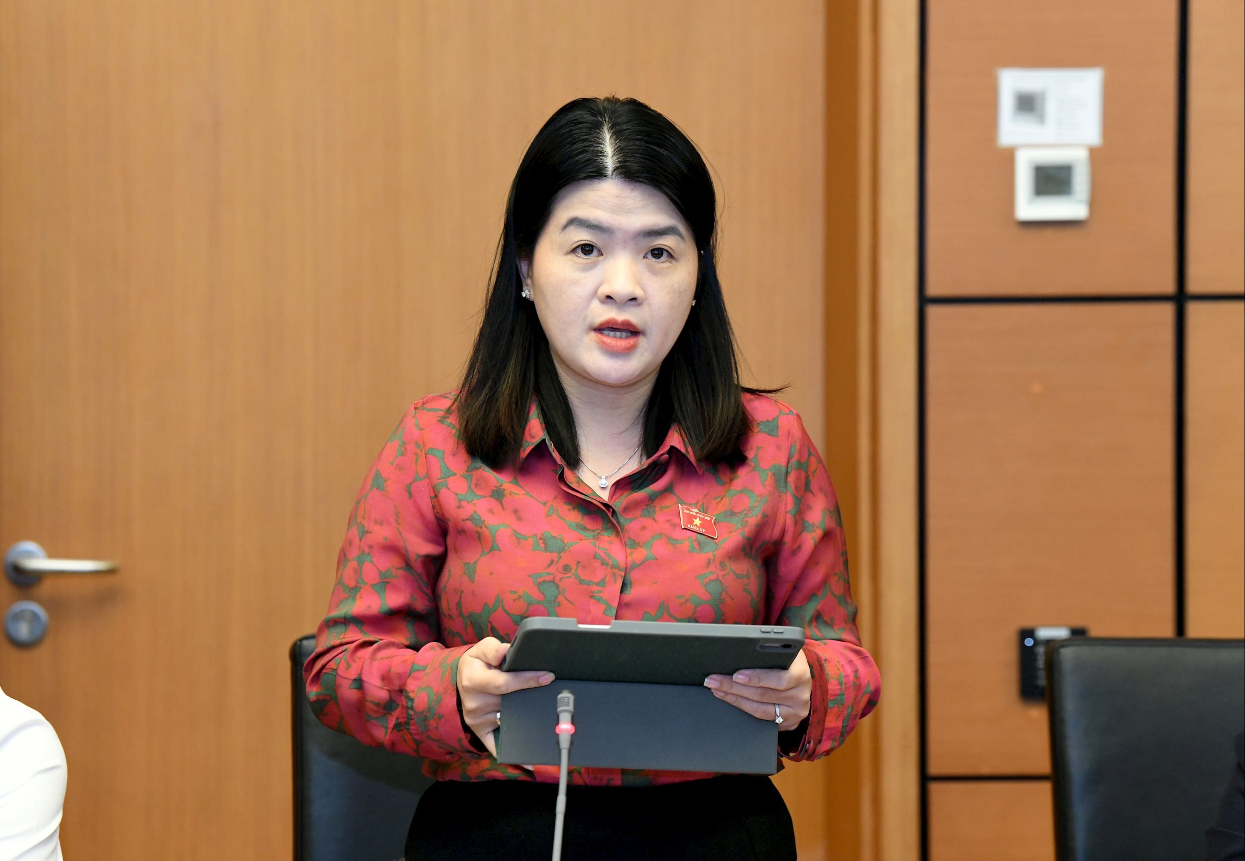 ĐB Phạm Thị Minh Huệ, Đoàn ĐBQH Thành phố Cần Thơ phát biểu.1