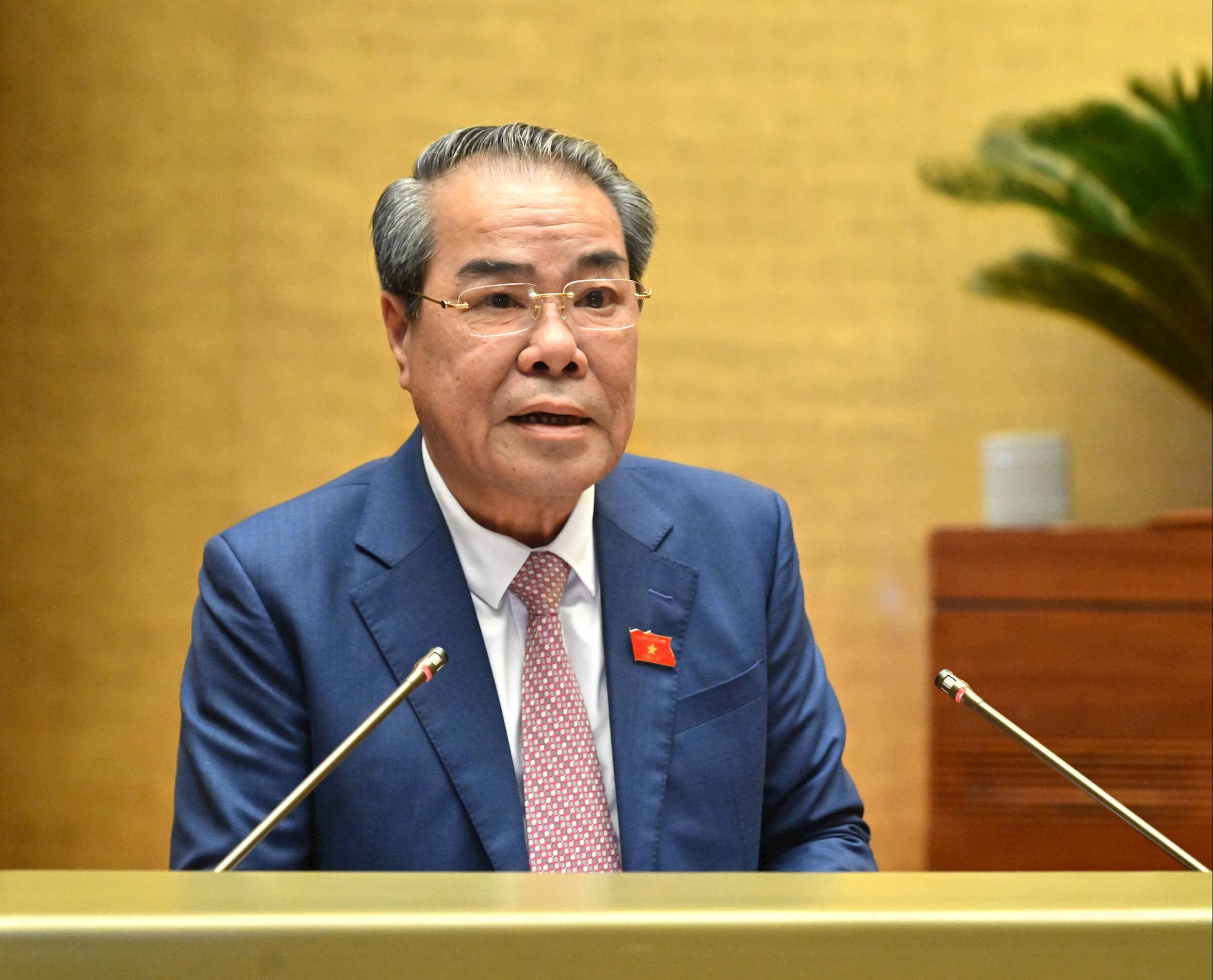 Chủ nhiệm Ủy ban Dân nguyện và Giám sát Dương Thanh BìnhVQK_2357