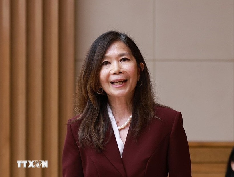 Bà Pauline Tamesis, Trưởng Đại diện thường trú của Liên hợp quốc tại Việt Nam. (Ảnh: Dương Giang/TTXVN)