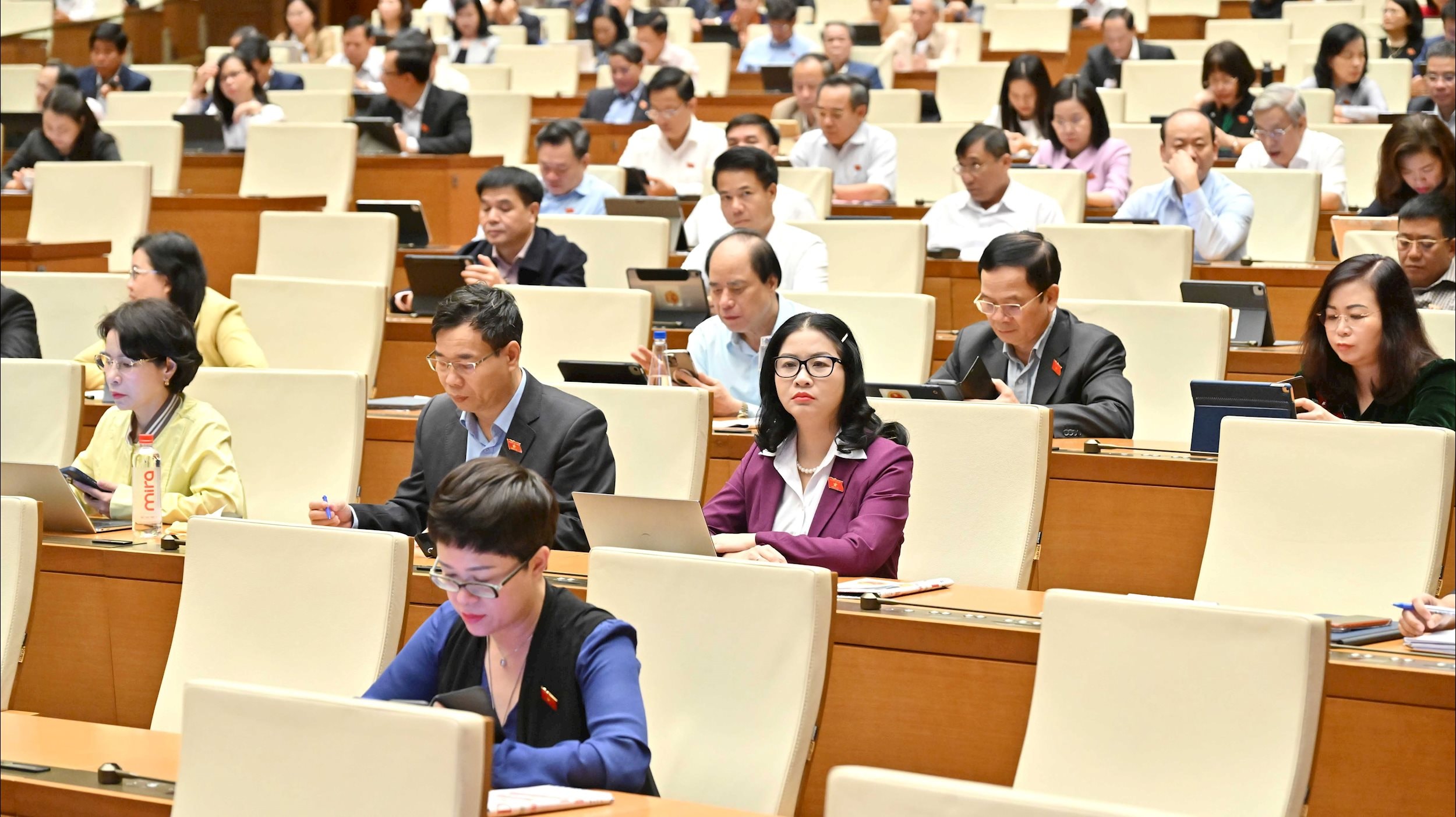 Các đại biểu tại phiên họp. Ảnh: Quang Khánh