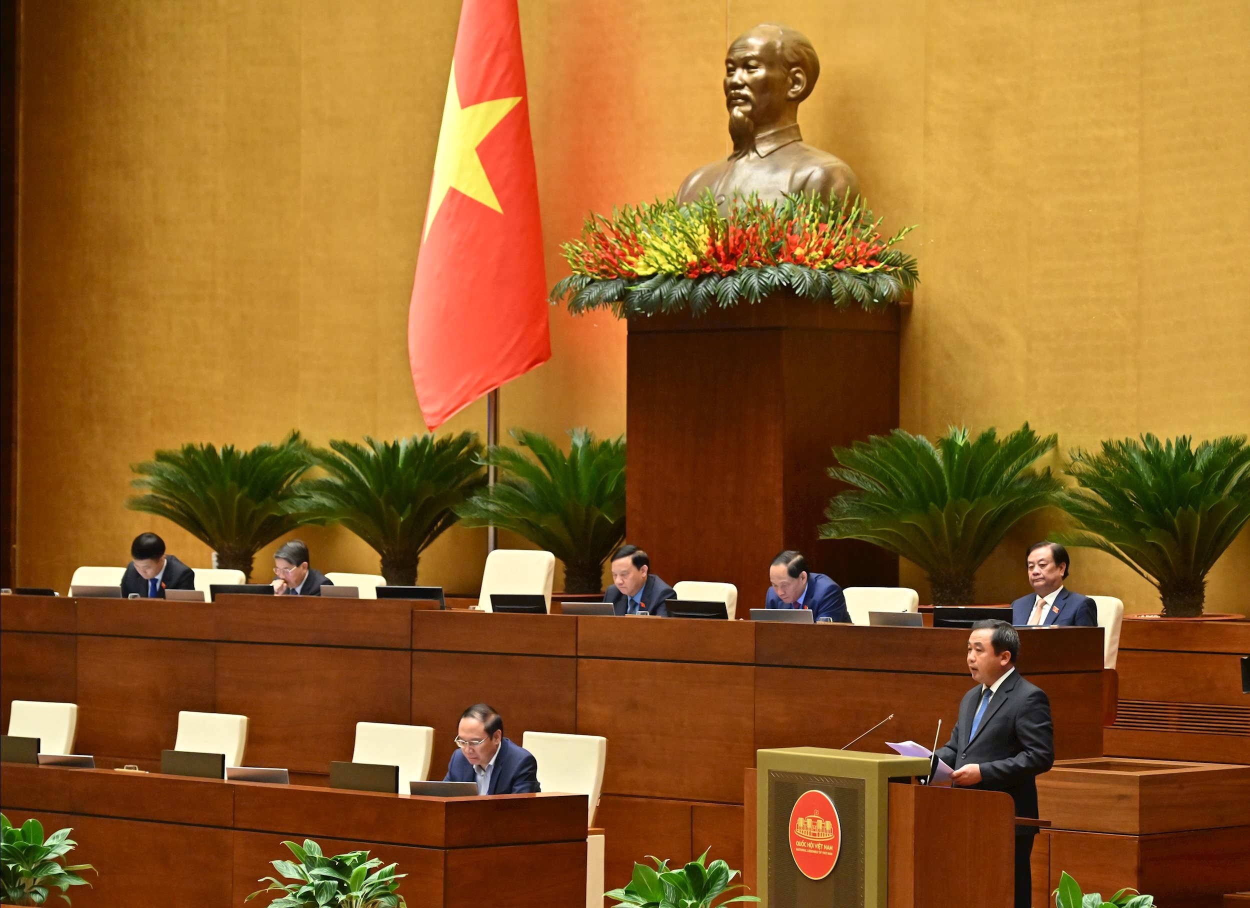 Bộ trưởng Bộ Nông nghiệp và Môi trường Trần Đức ThắngVQK_3510