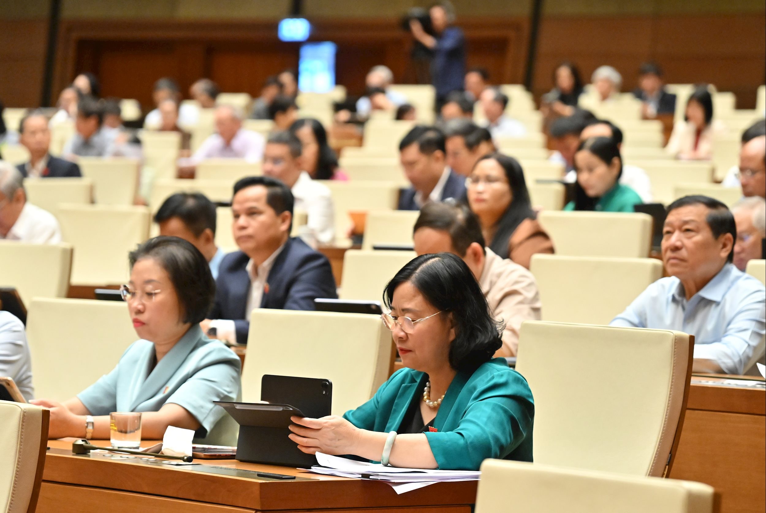 Các đại biểu tại phiên họpVQK_3026