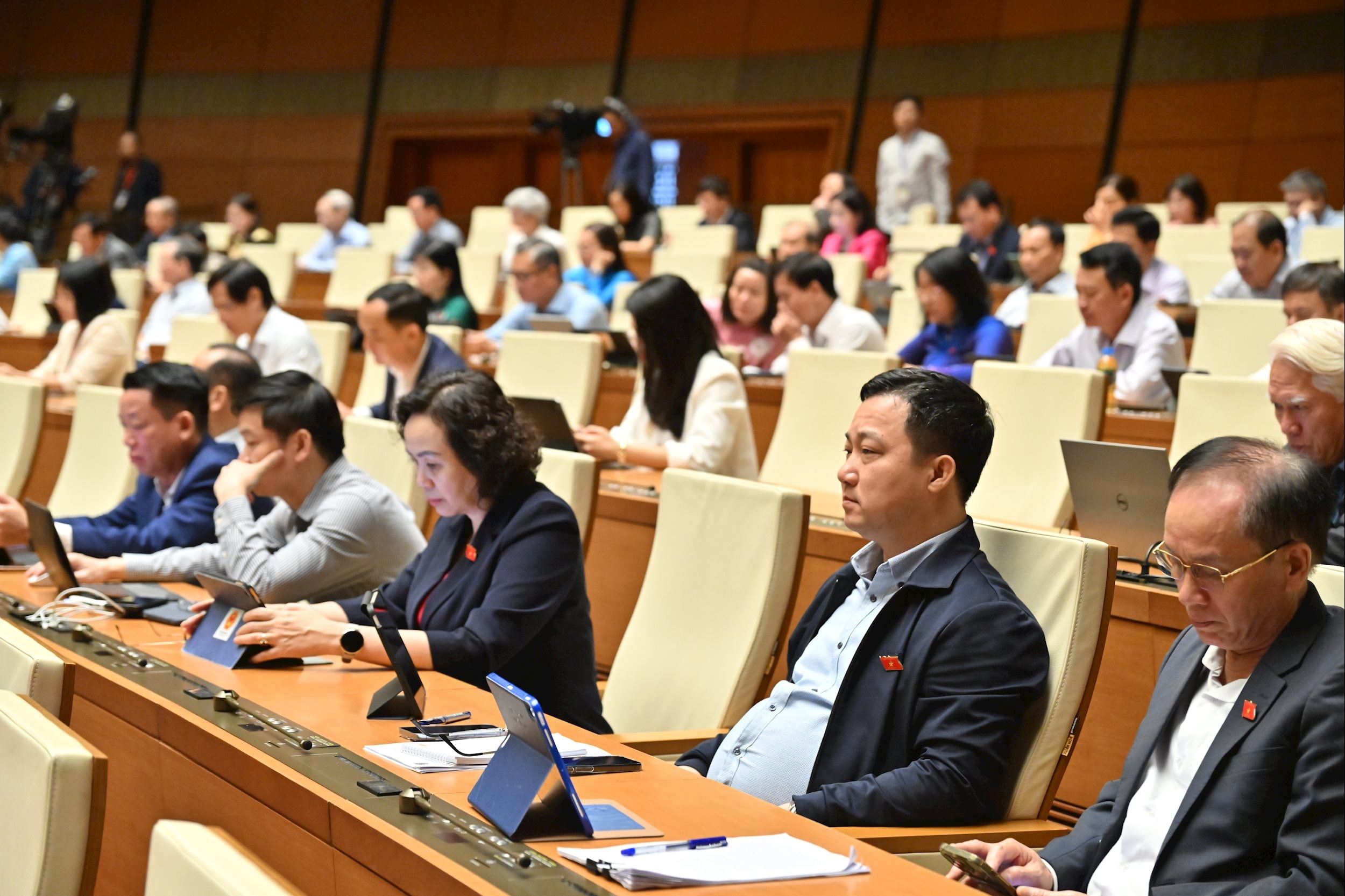 Các đại biểu tại phiên họpVQK_3046