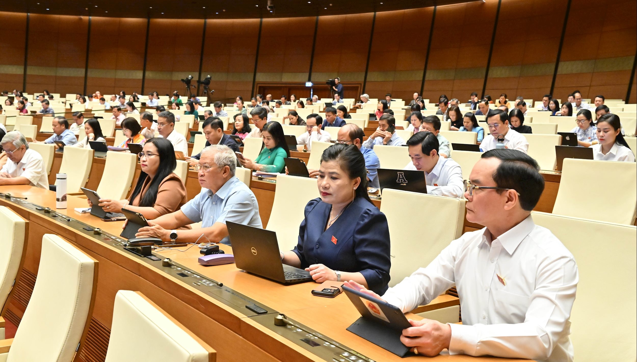 Các đại biểu tại phiên họpVQK_3377