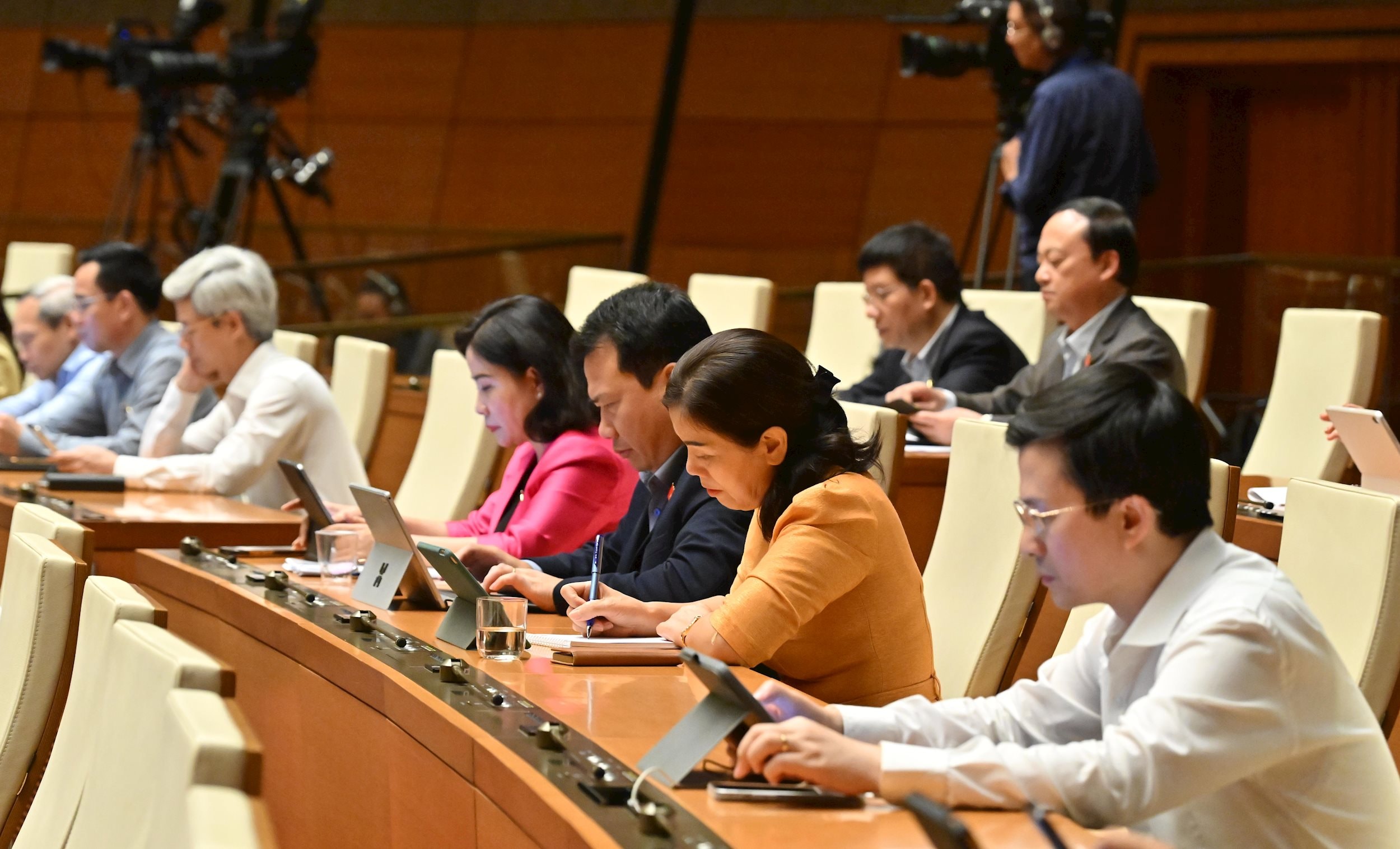 Các đại biểu tại phiên họpVQK_3391