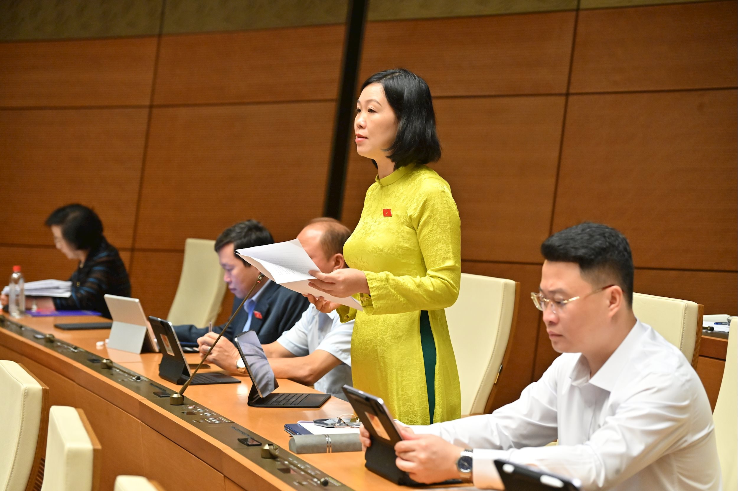 नेशनल असेंबली प्रतिनिधि गुयेन थी लान अन्ह (लाओ कै)