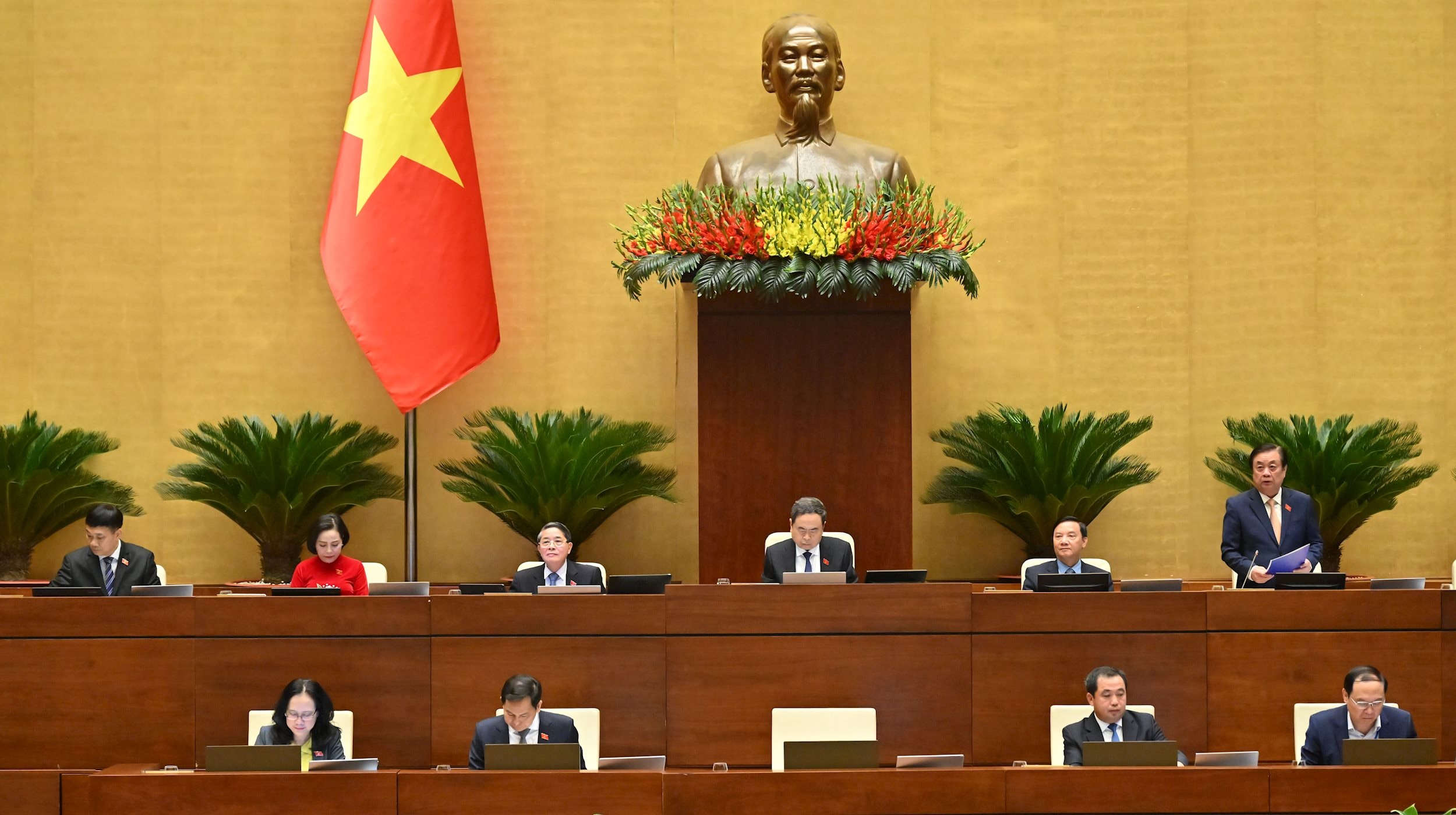 Phó Chủ tịch Quốc hội Lê Minh Hoan điều hành phiên họpVQK_2987