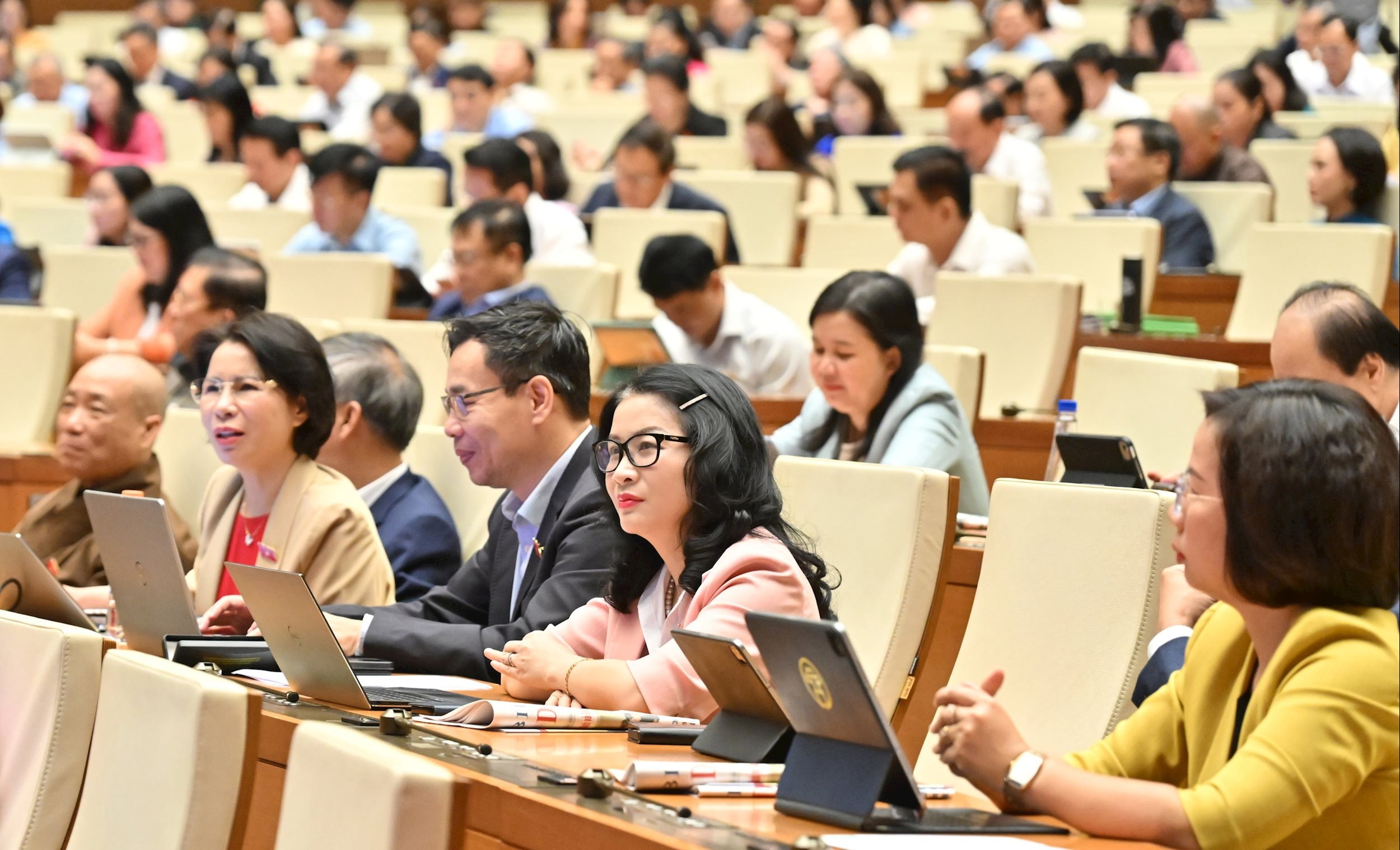 Các đại biểu tại phiên họpVQK_3521